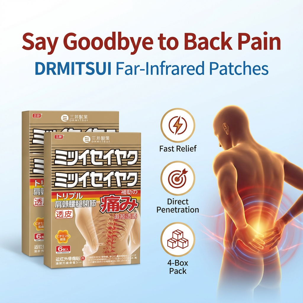 Say Goodbye to Back Pain: How the Lumbar Relief Triple Action Pain Patch Restores Comfort and Mobility Naturally