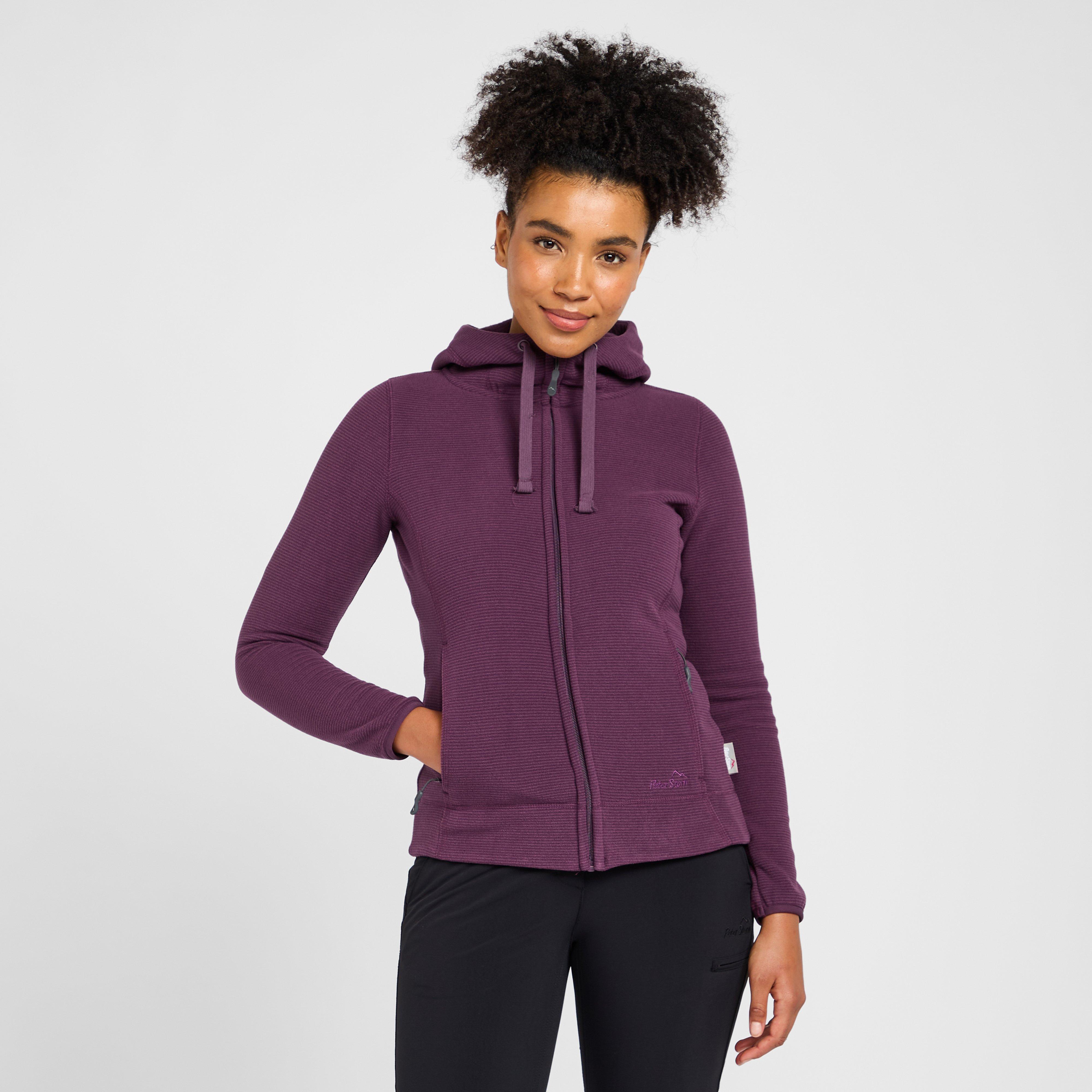 Women's Full-zip Hooded Stretch Fleece