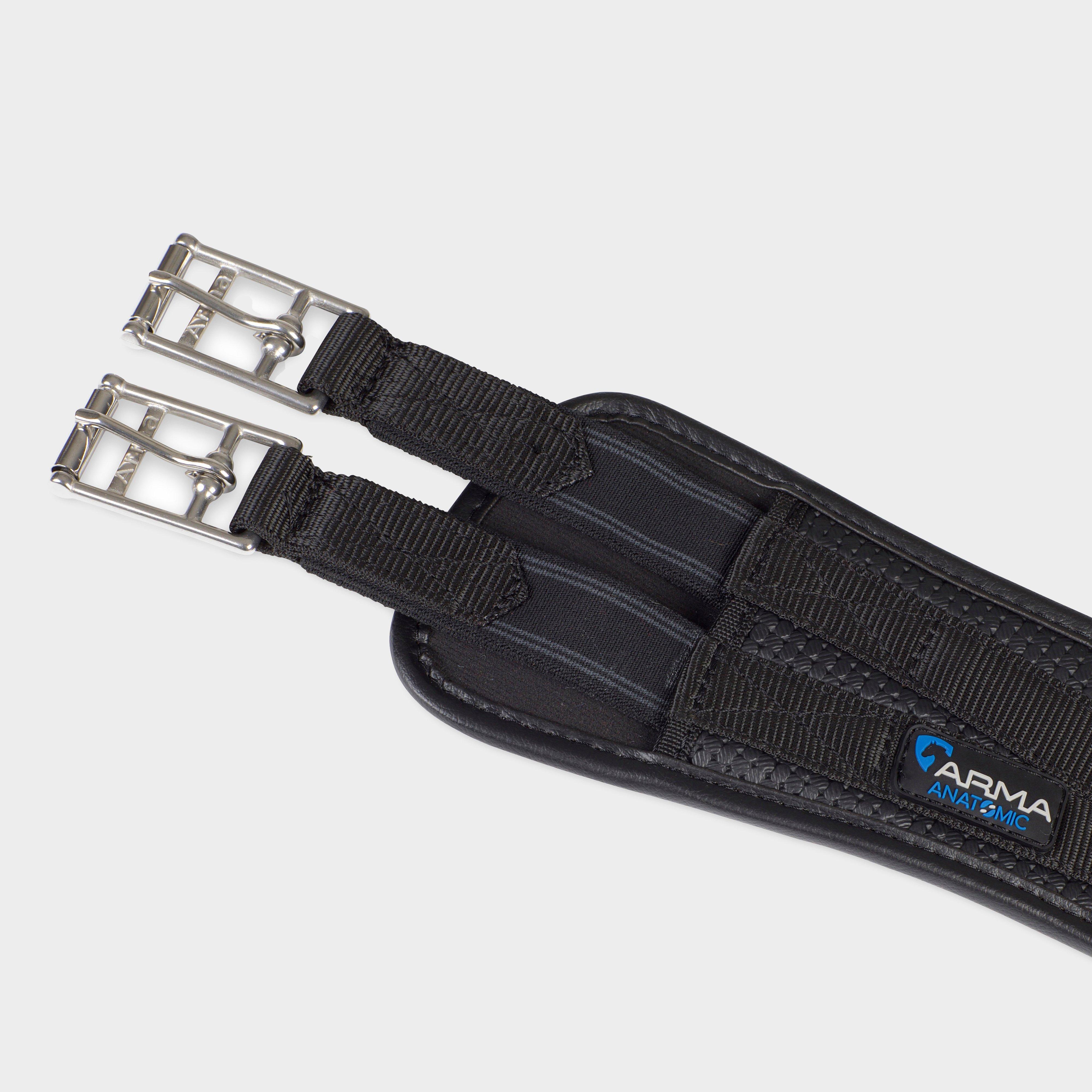 Anti-Chafe Anatomic Elasticated GP Girth in Black