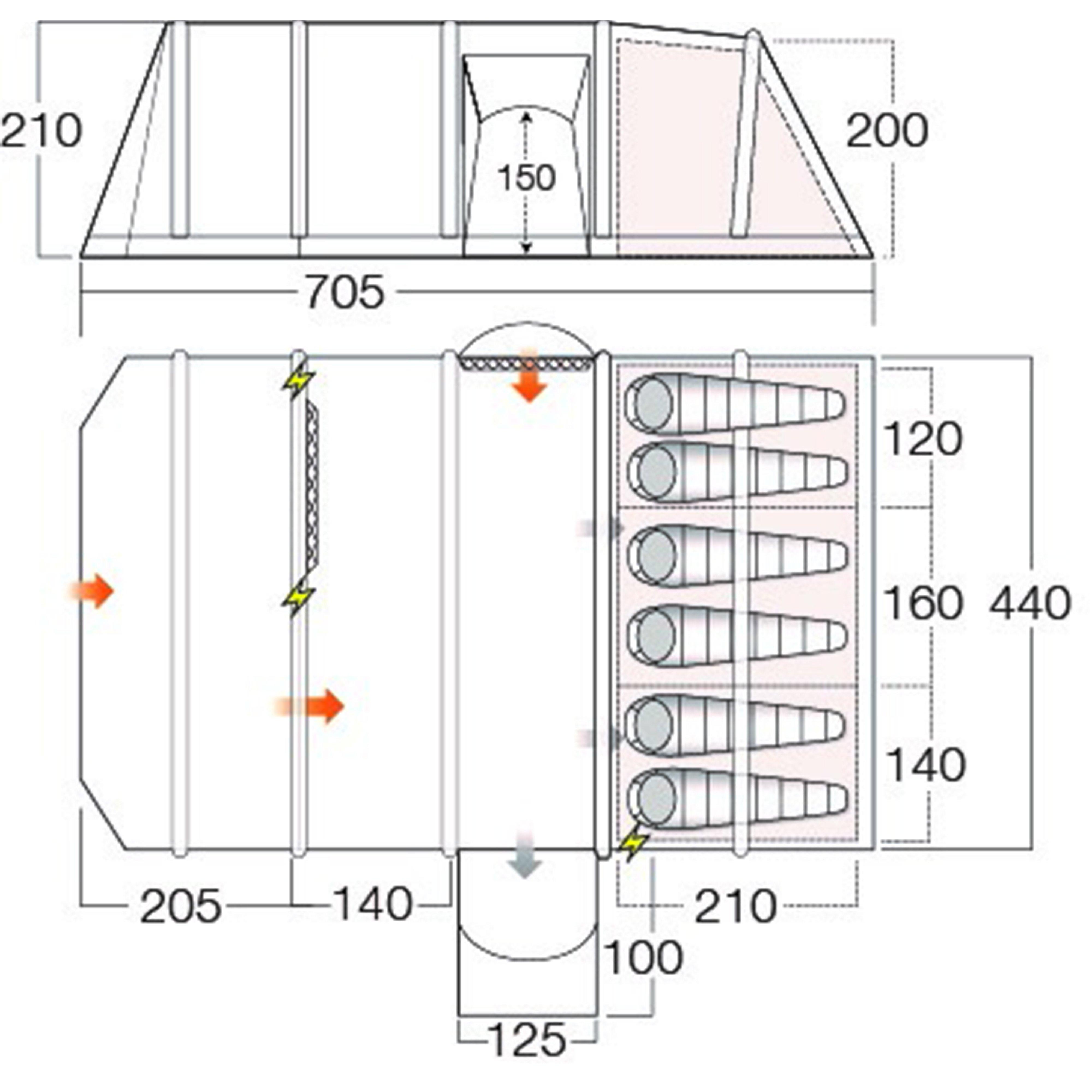Alderley Air 650XL Tent