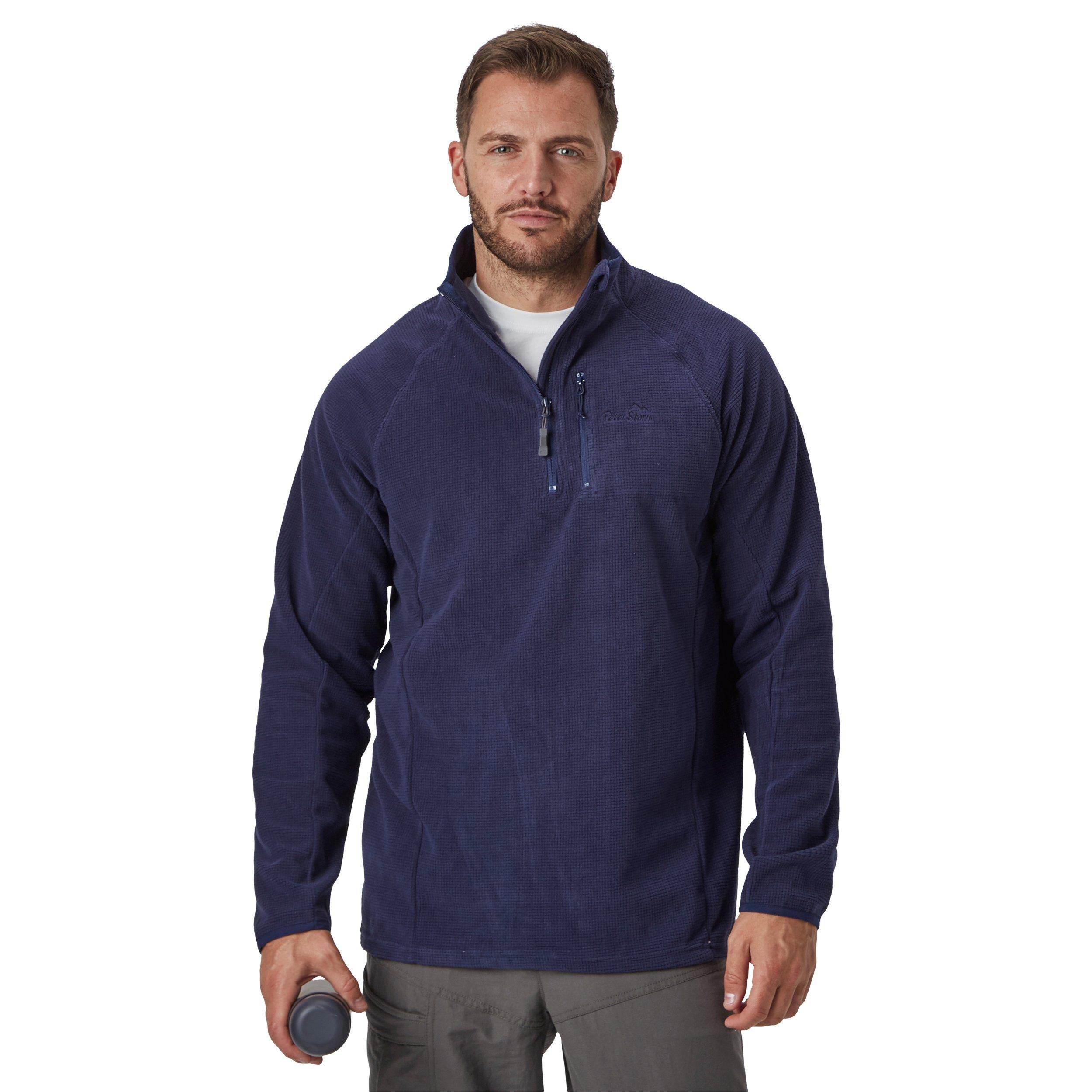 Men’s Grid Half-Zip Fleece