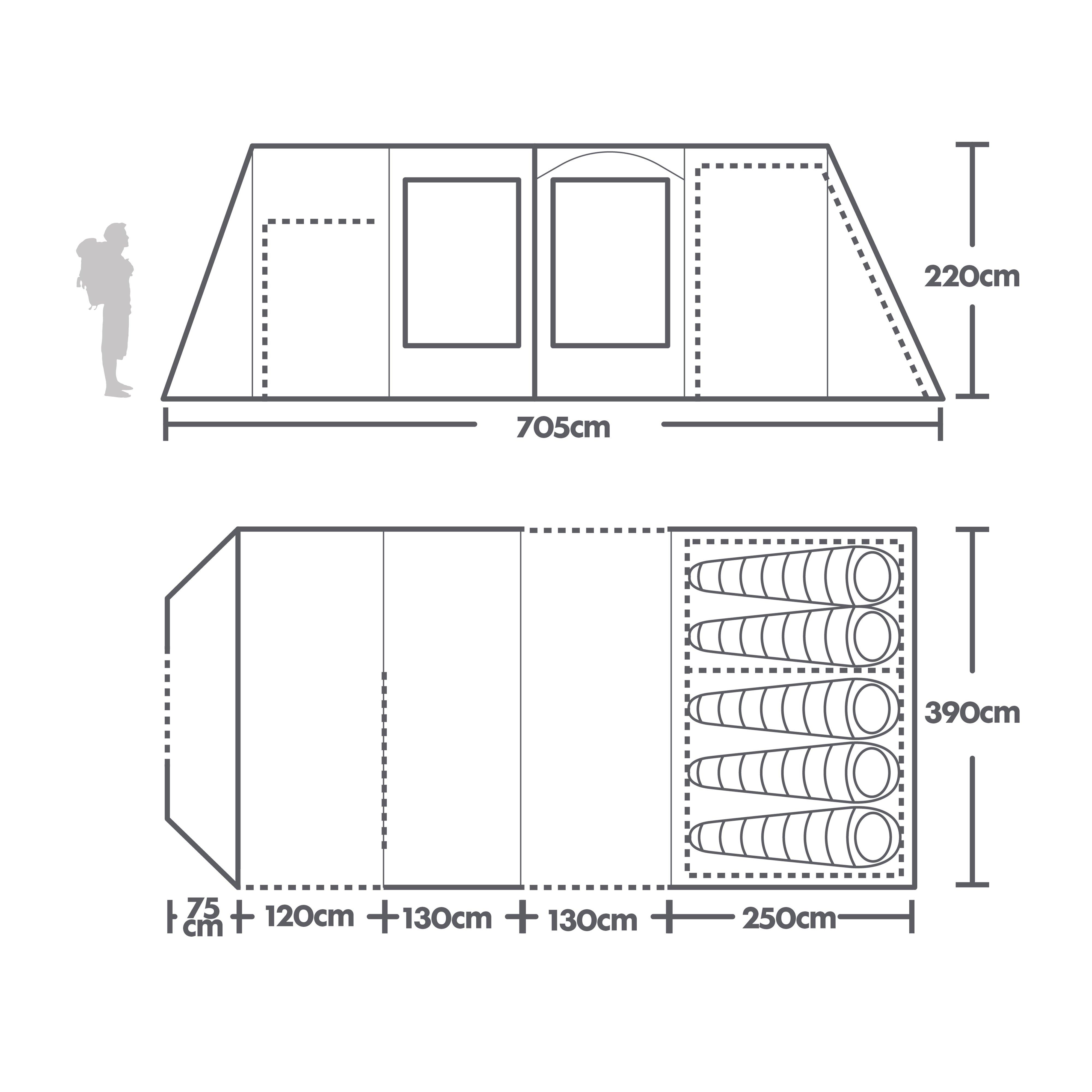 Telstar 5 Nightfall Air Tent