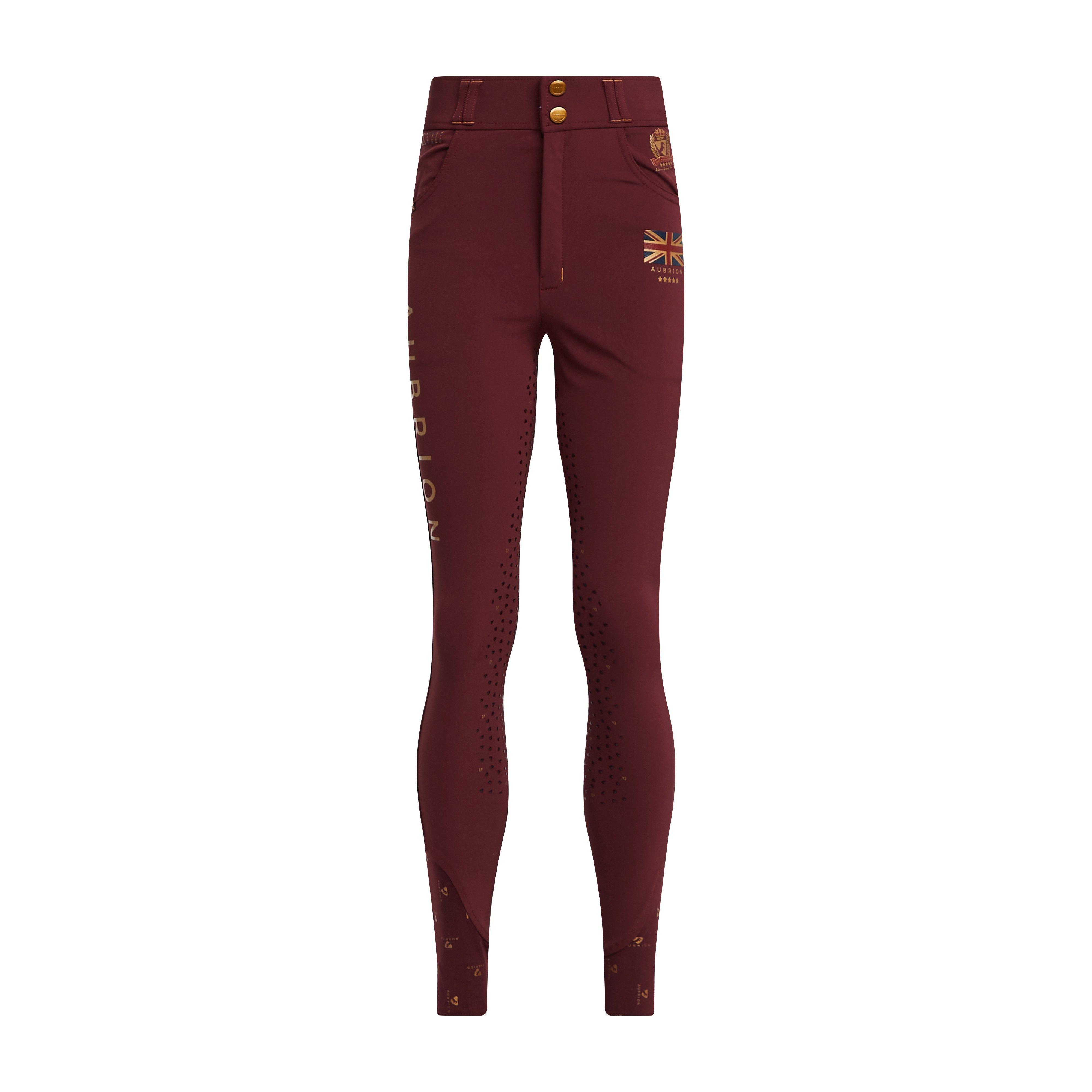 Childs Team Breeches Burgundy