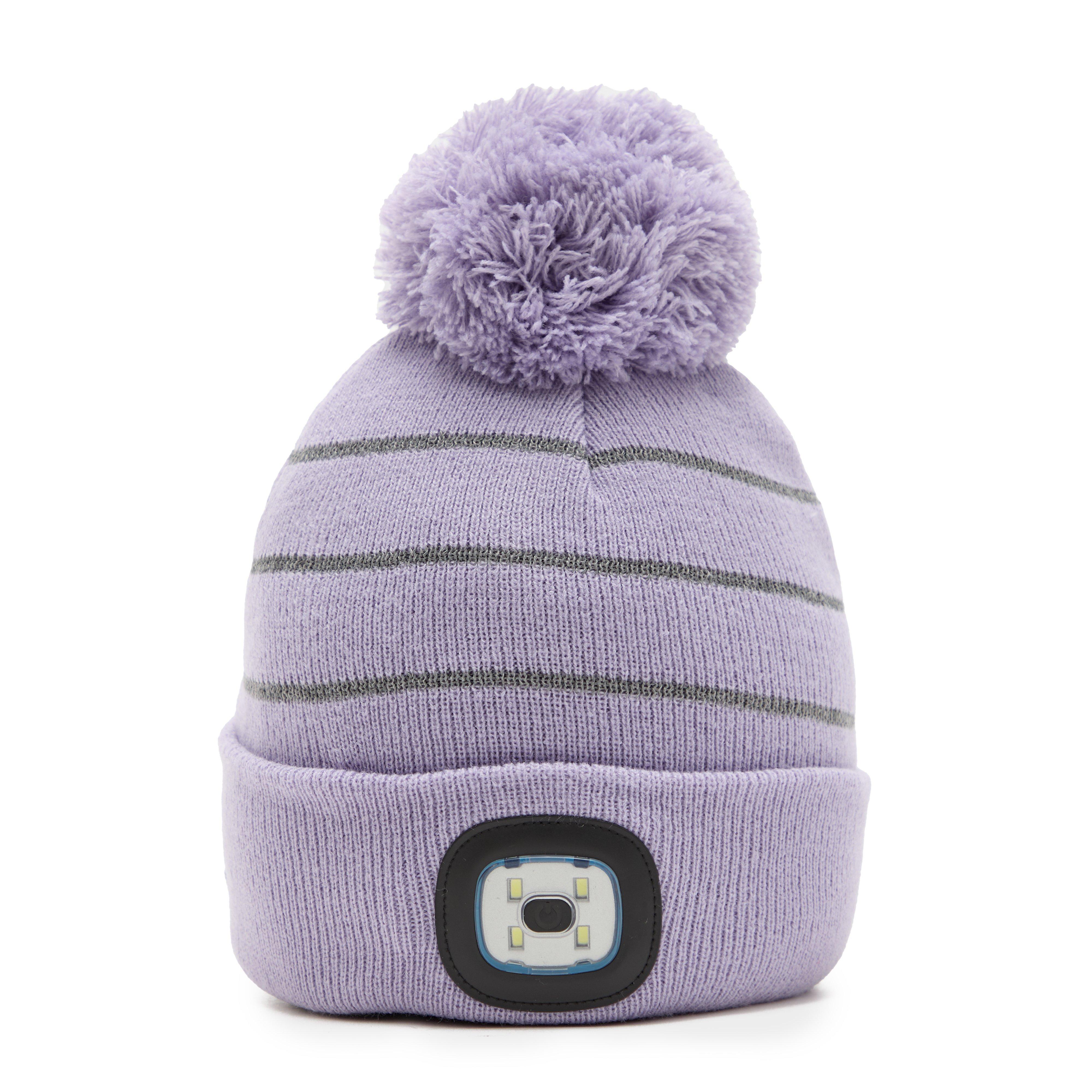 Kids’ Alva LED Pom Beanie Hat