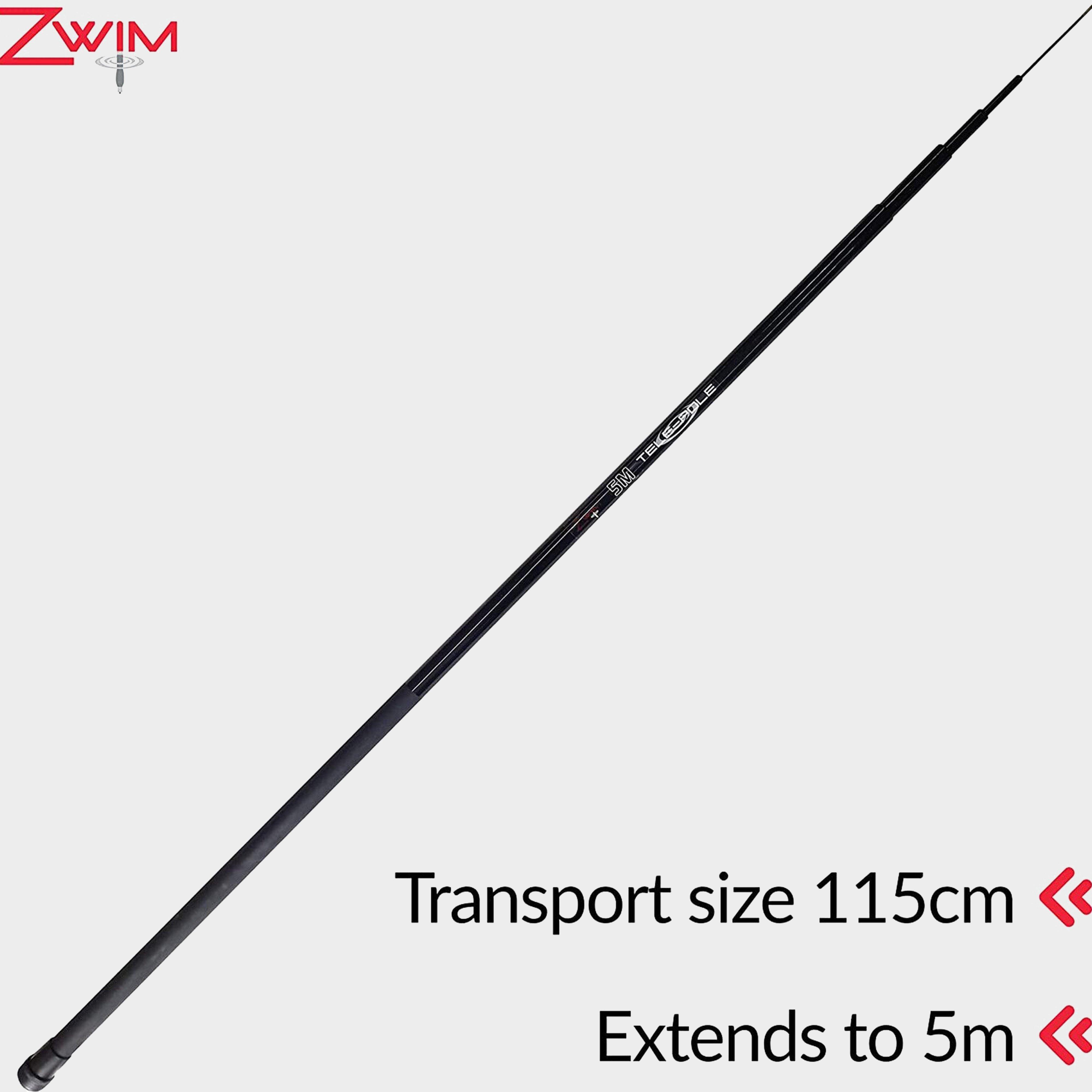 ZWIM 5m Elasticated Tele Fishing Whip with Rig & Disgorger
