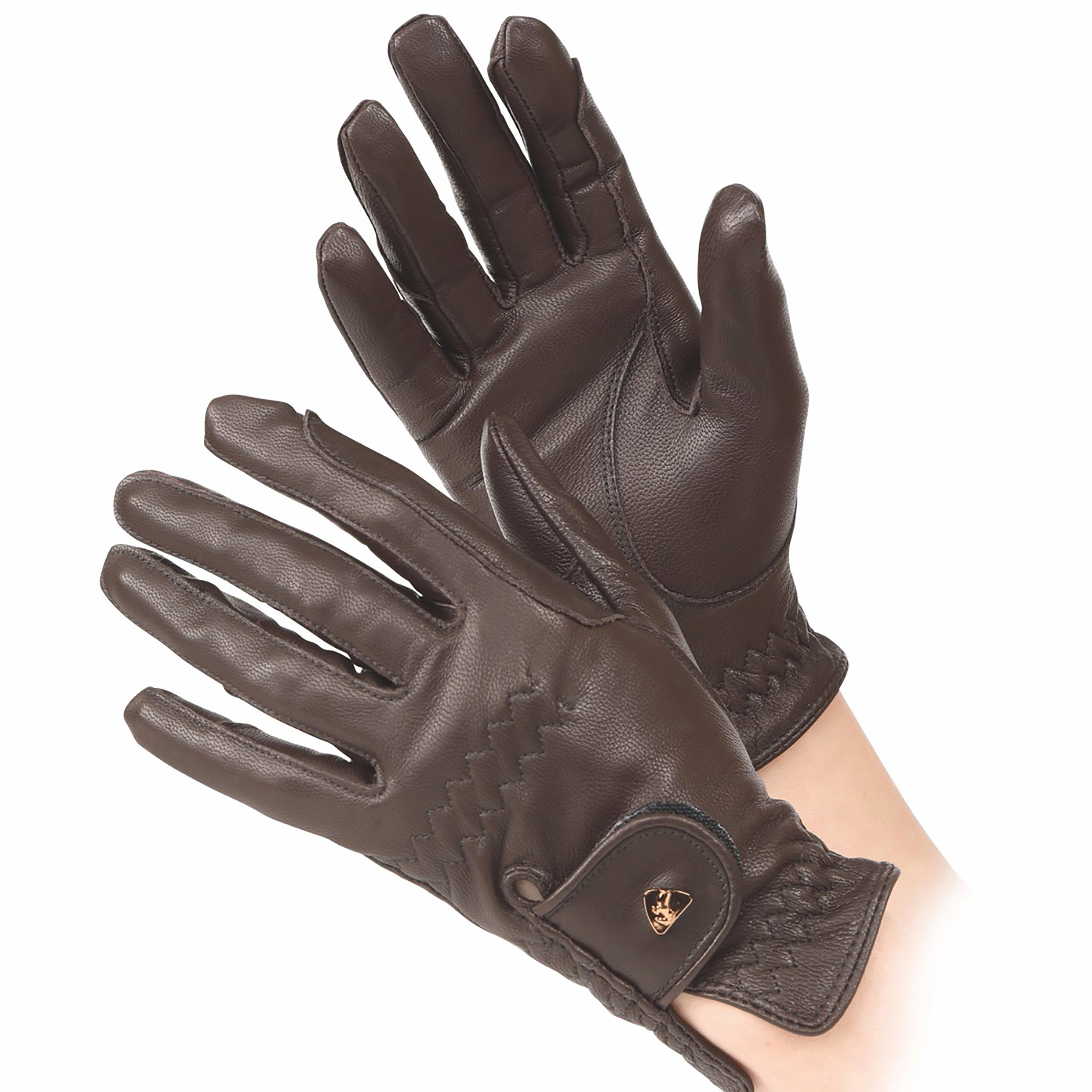 Kids' Leather Riding Gloves