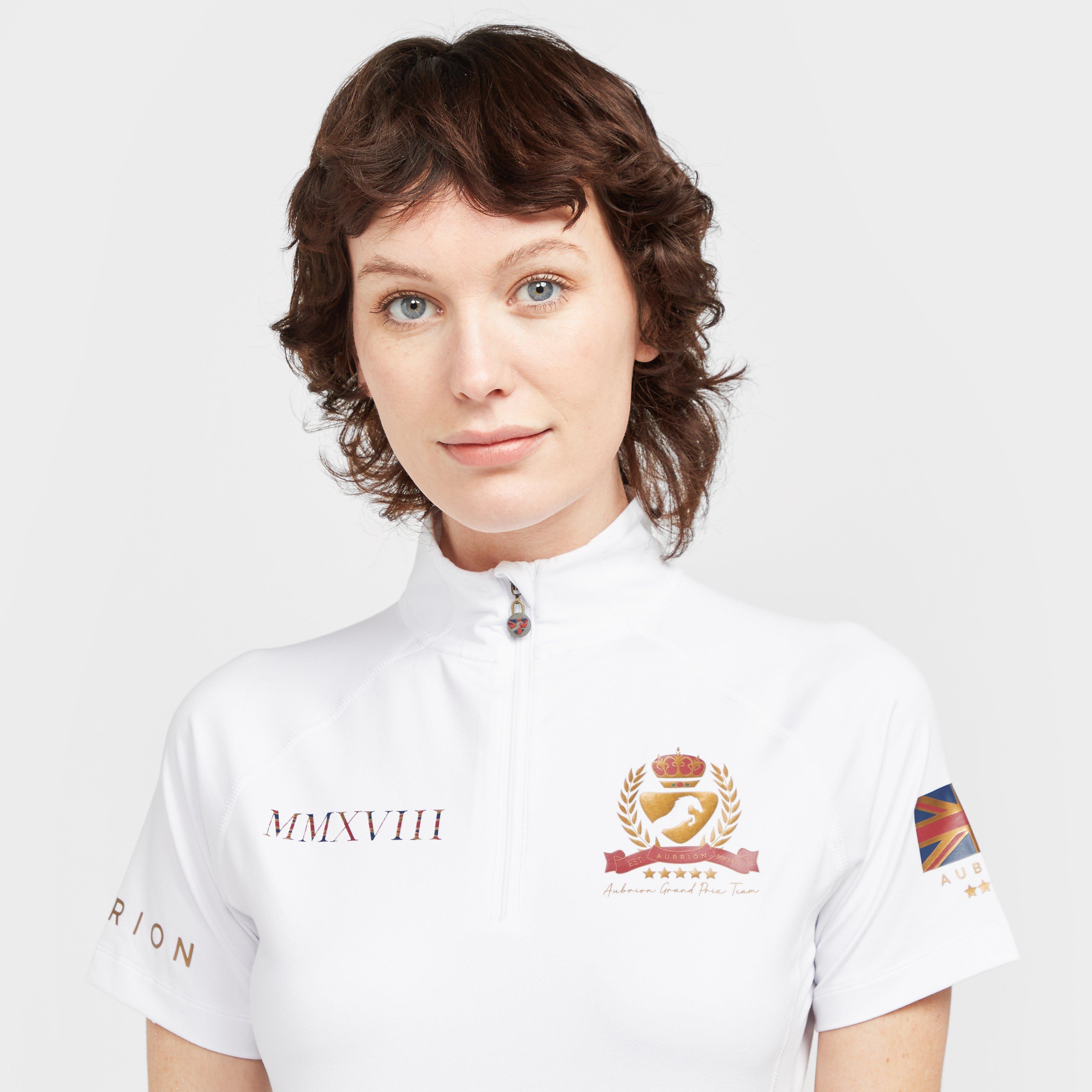 Ladies Team Short Sleeve Base Layer White