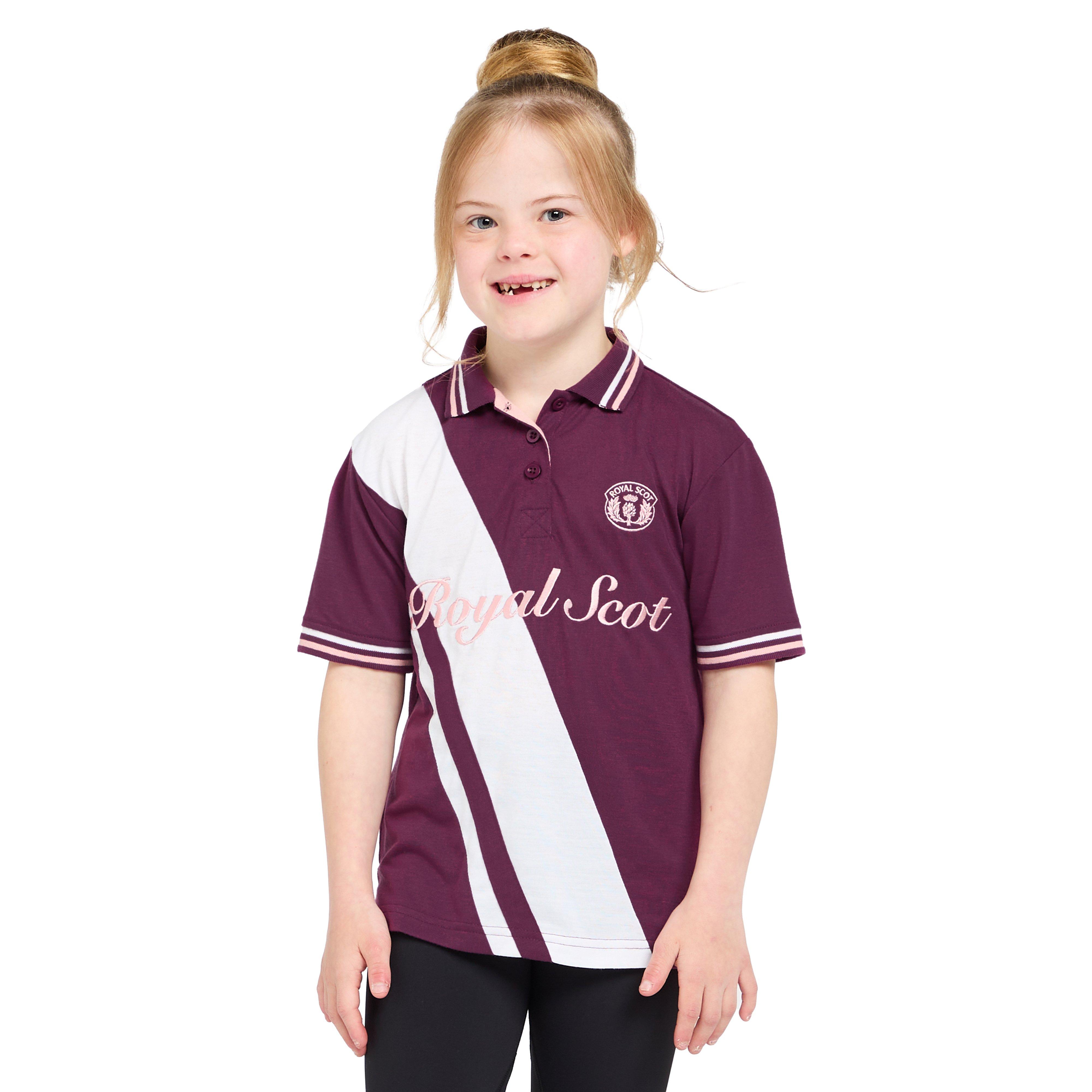 Kids' Nora Team Polo Top Amaranth