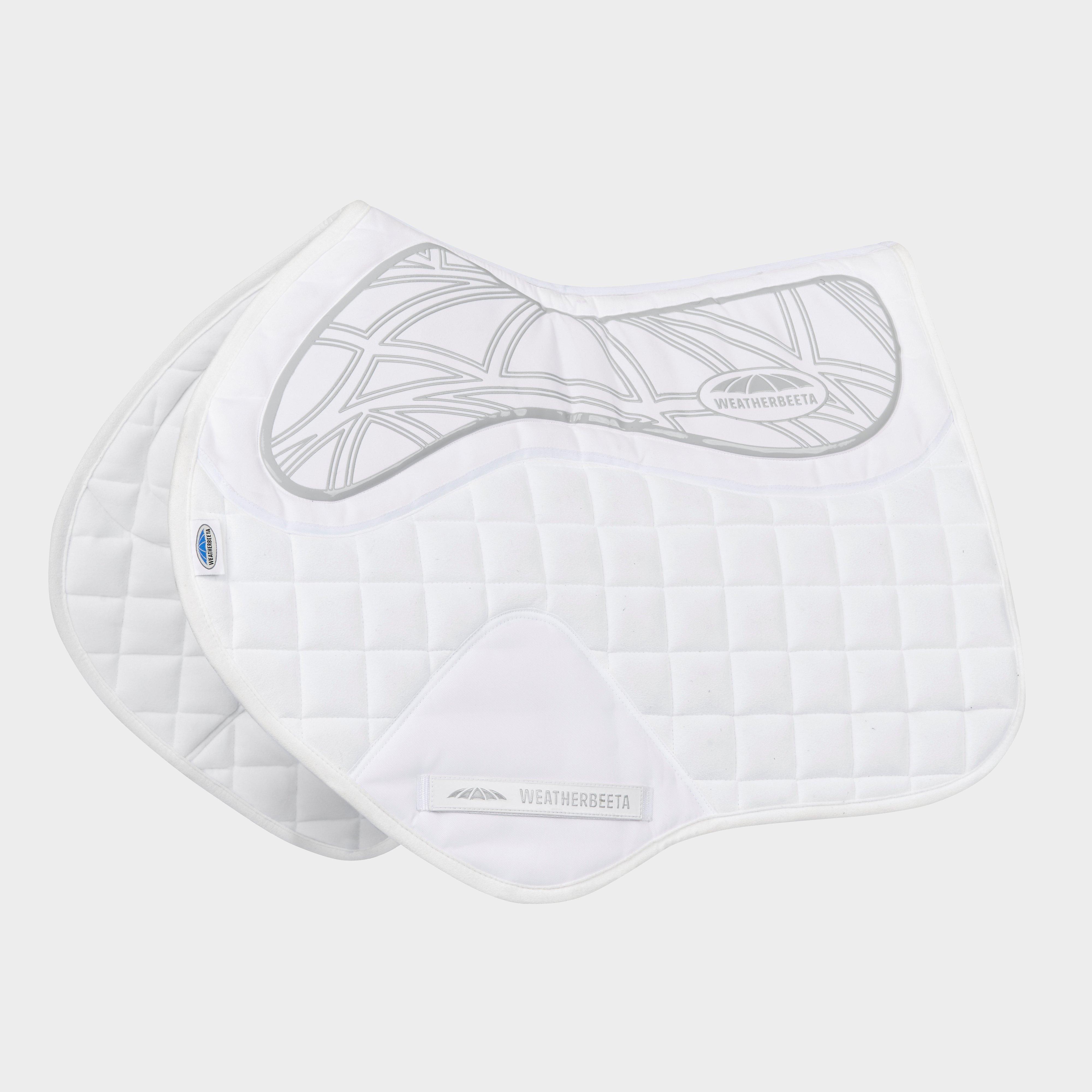 Ultra Grip Jump Saddle Pad White