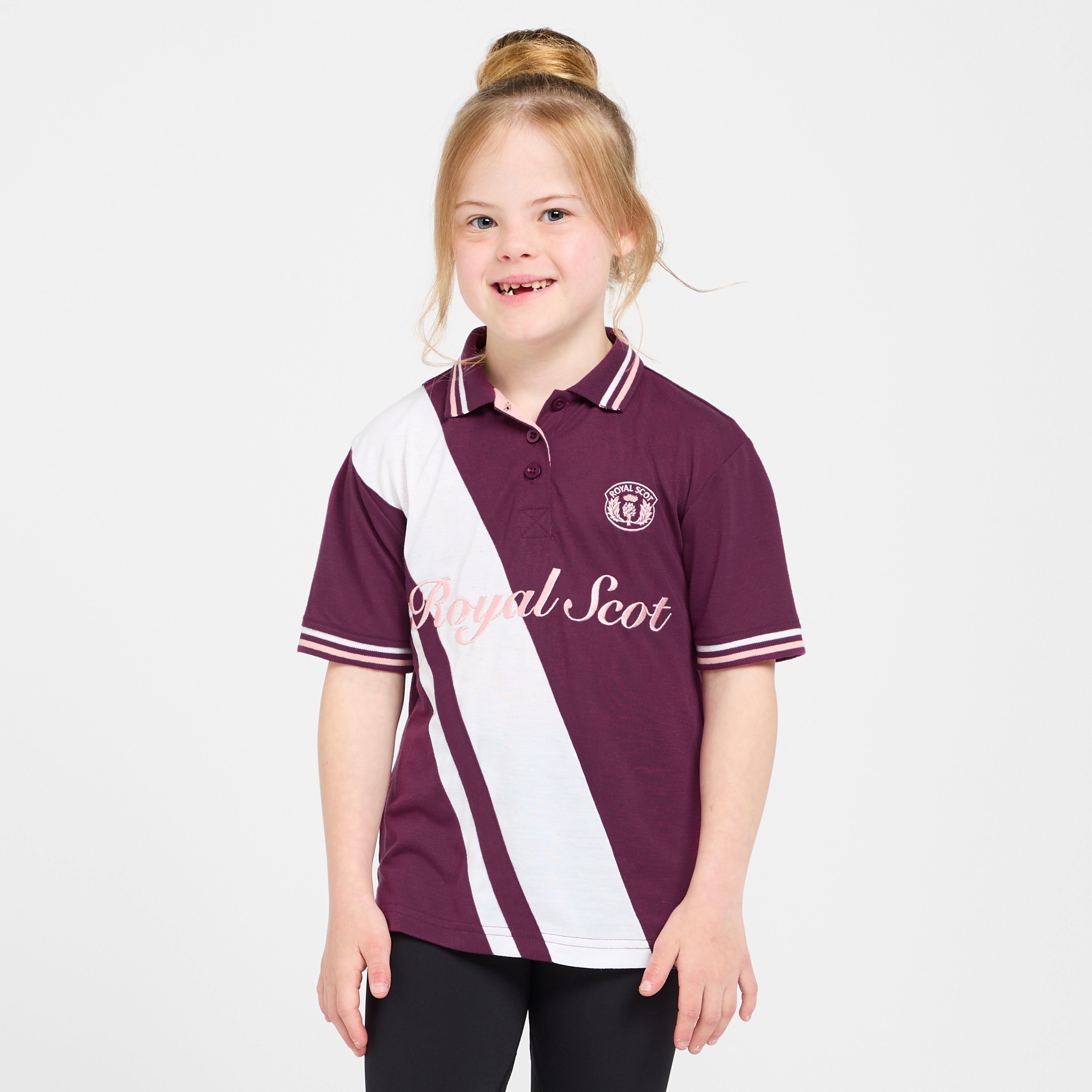 Kids' Nora Team Polo Top Amaranth
