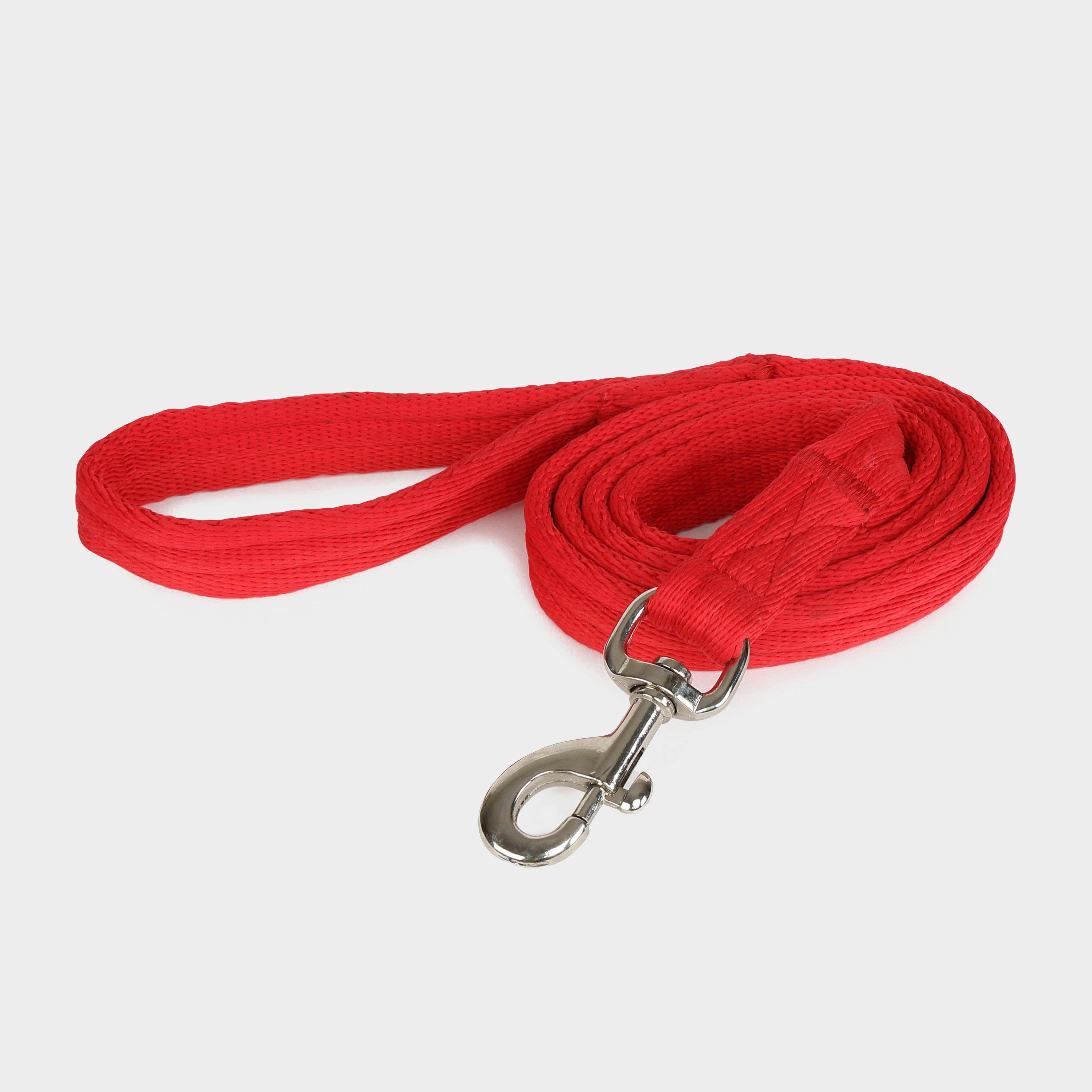 Cushion Web Lead Rope Red