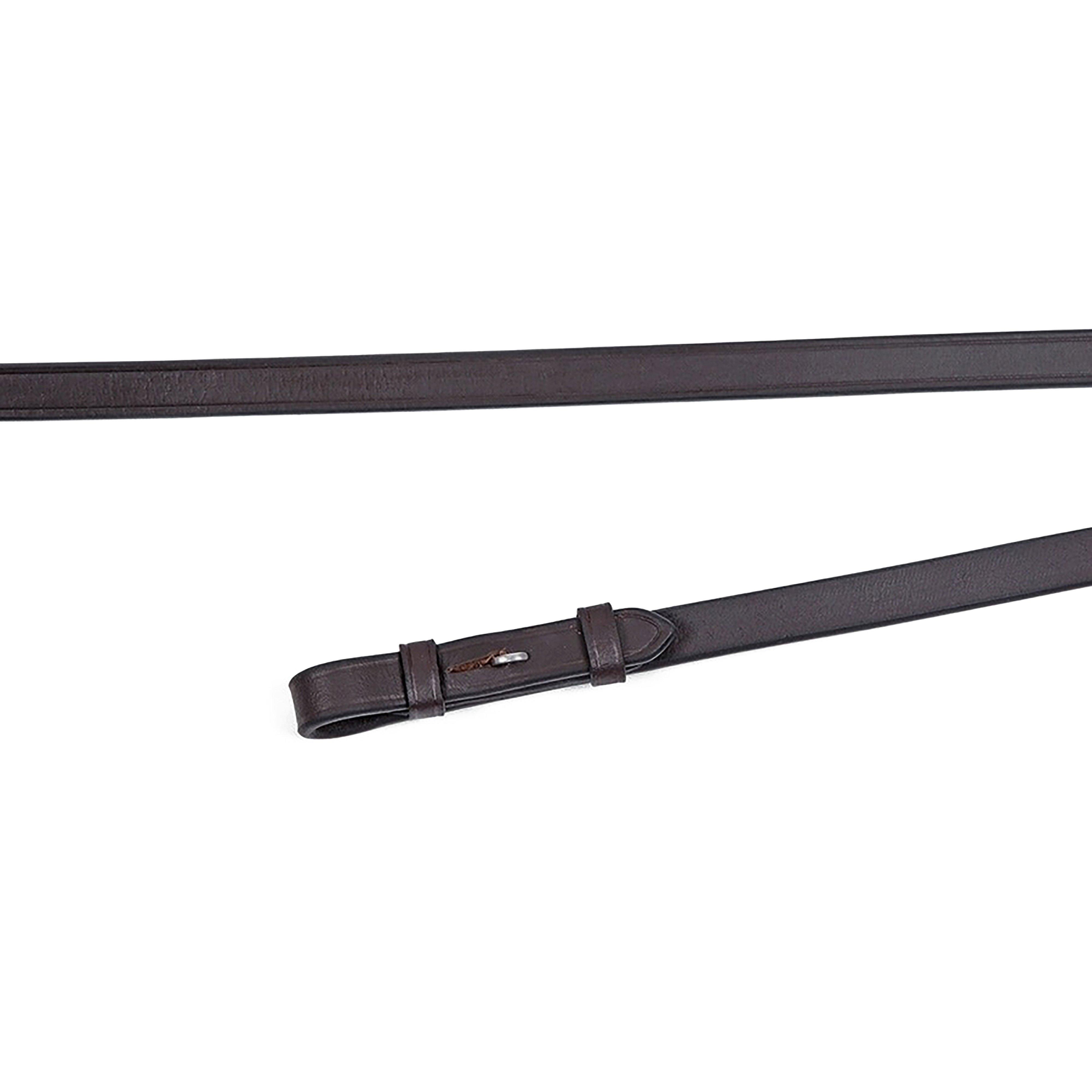 Plain Leather Reins Black