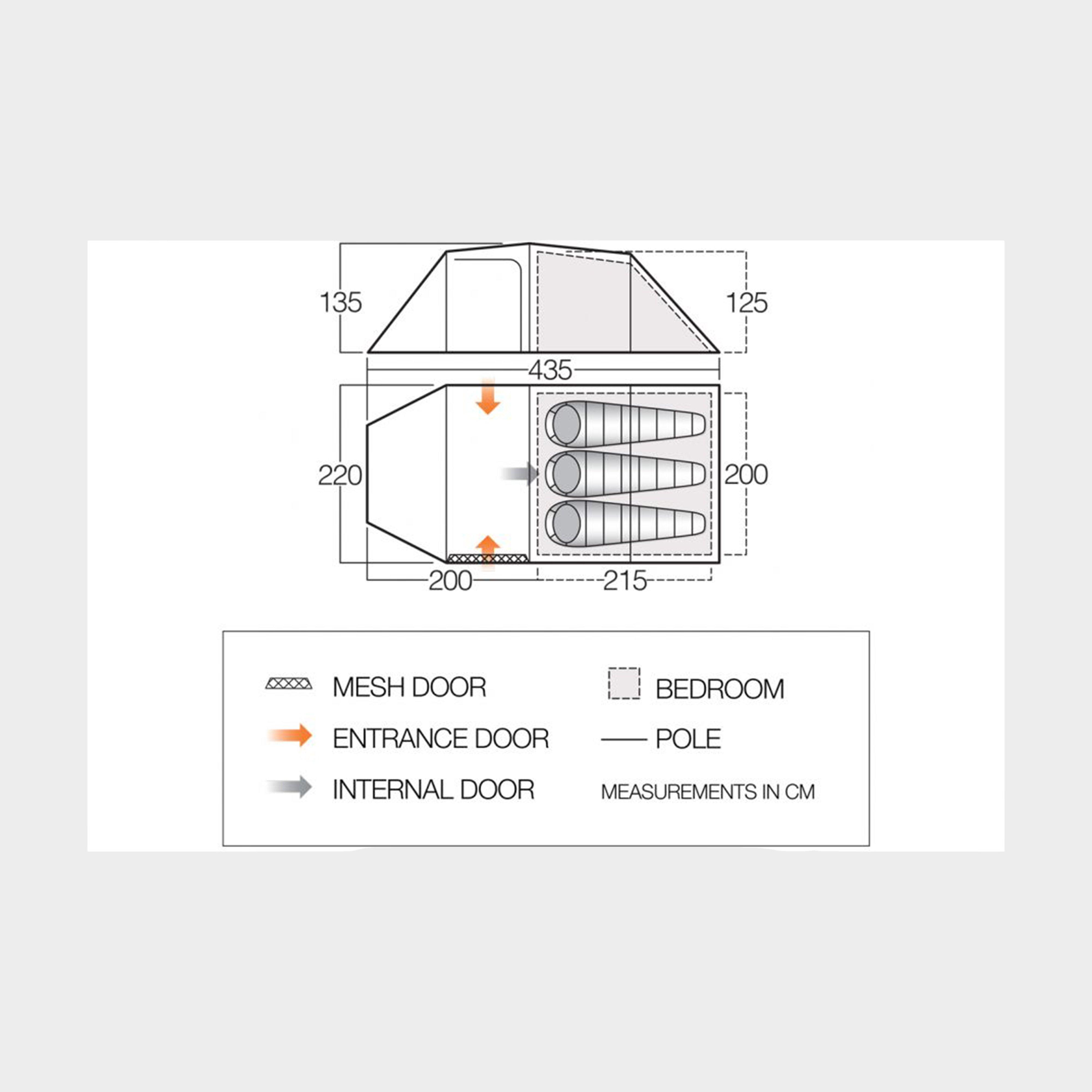 Omega 350 3 Person Tent