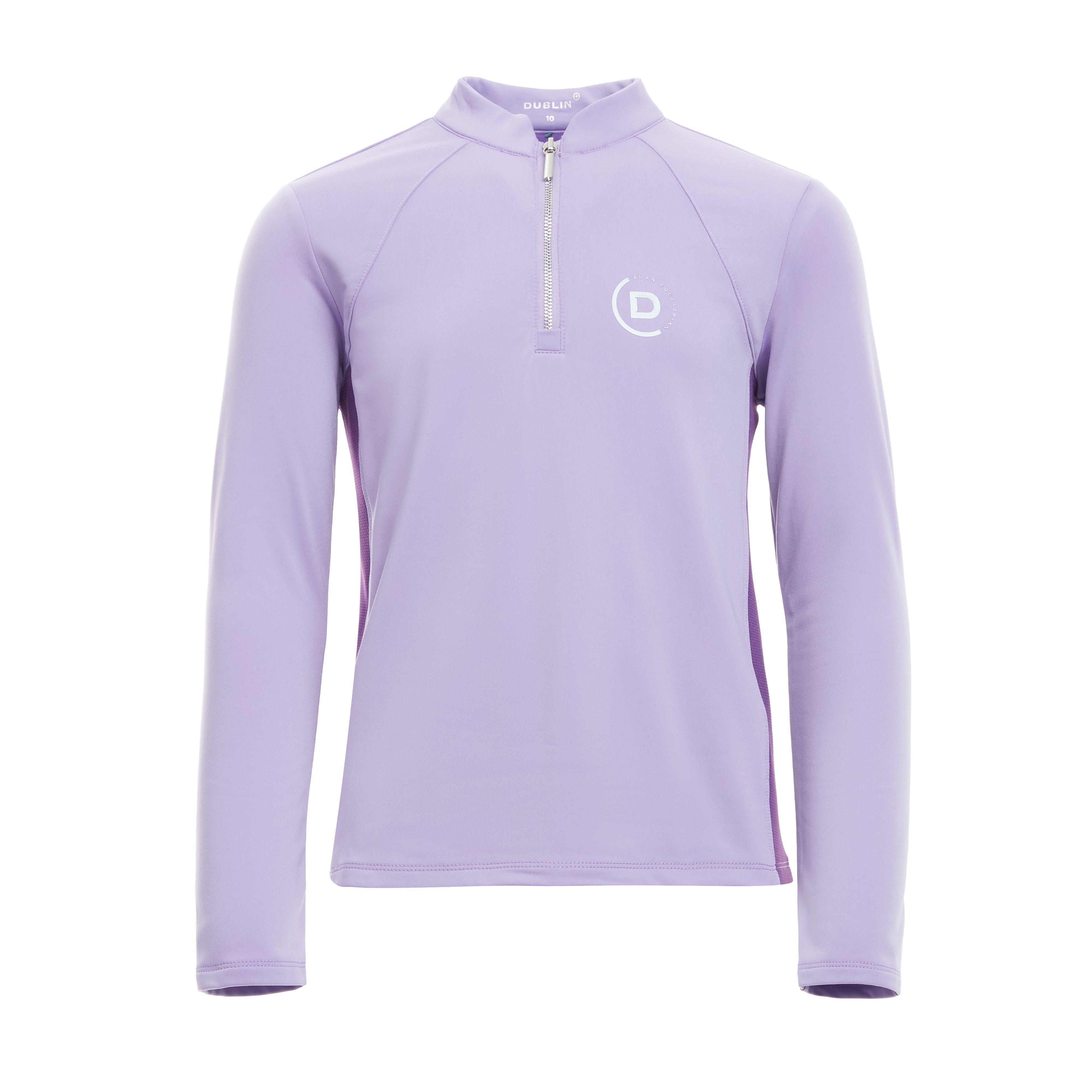 Kids' Sadie Long Sleeve Panel Riding Top