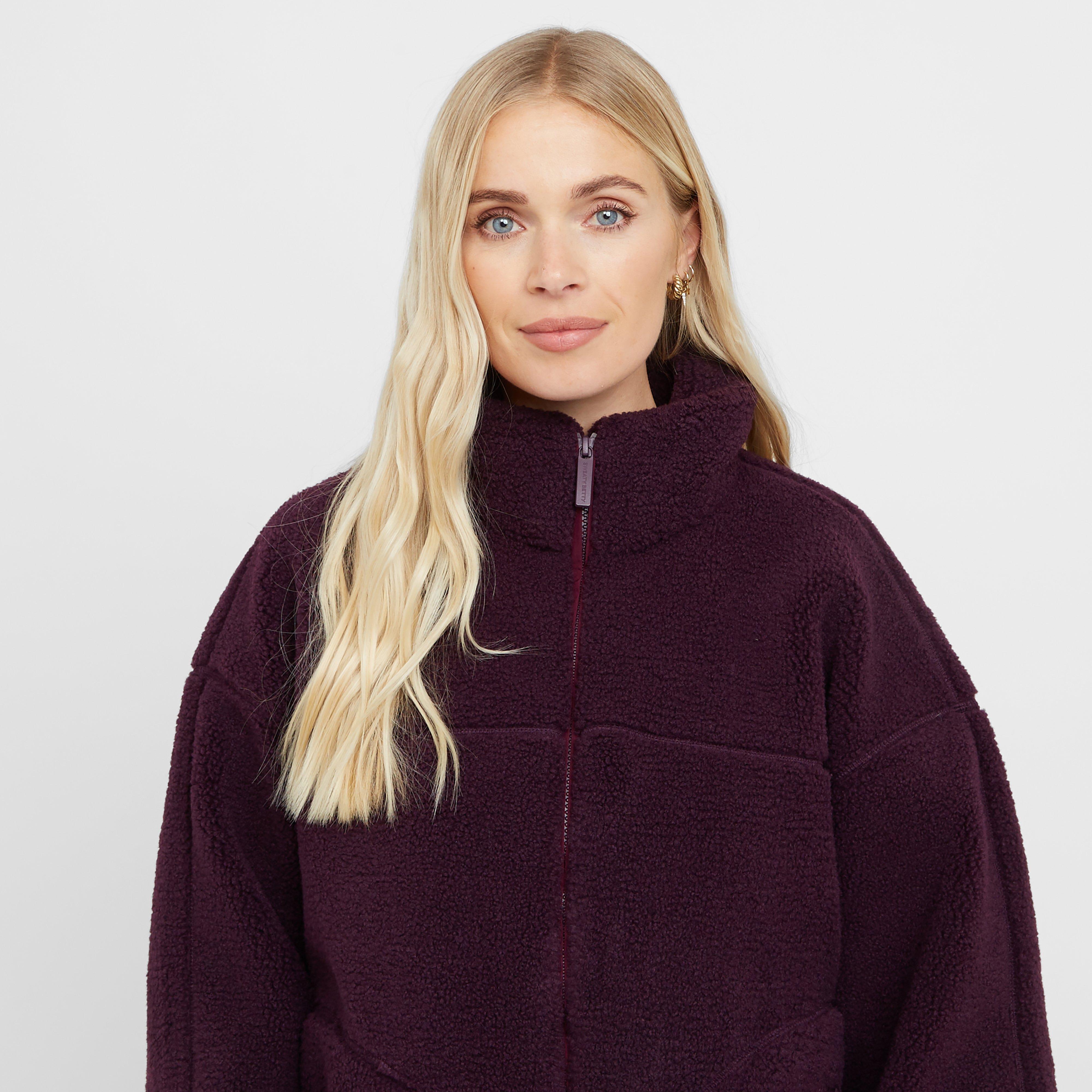 Women’s Plush Textured Zip Up Fleece