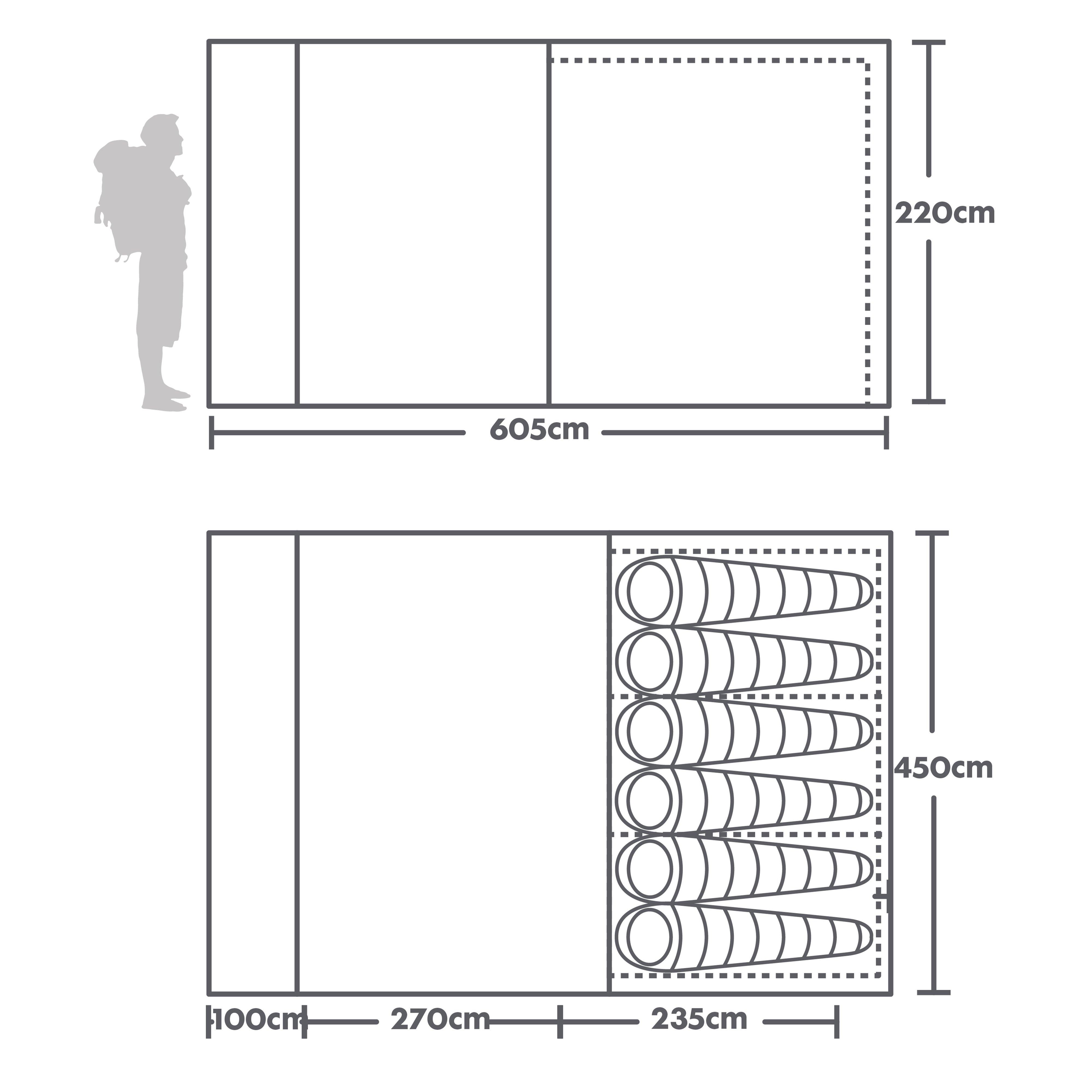 Air 6 XL Polycotton Family Tent