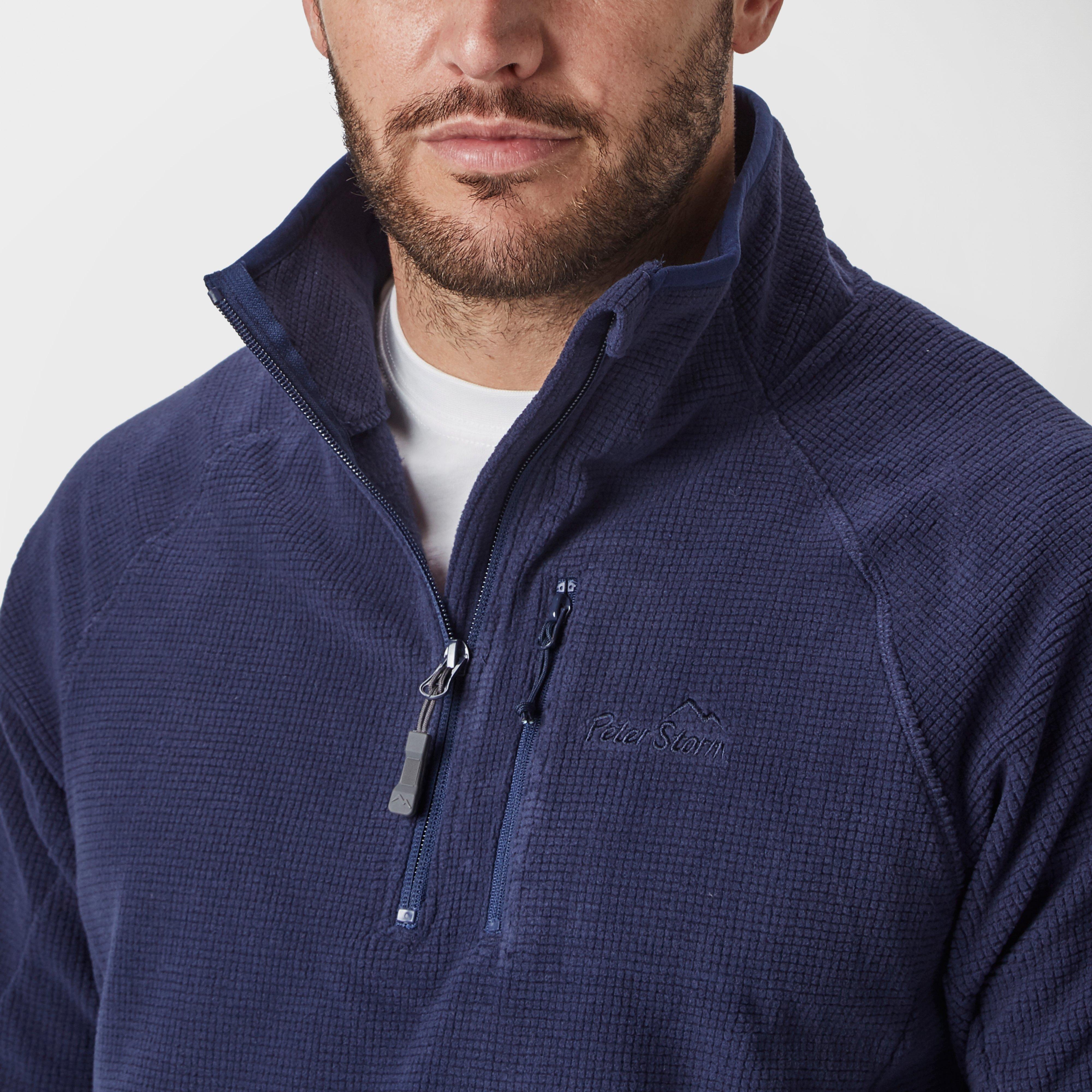 Men’s Grid Half-Zip Fleece