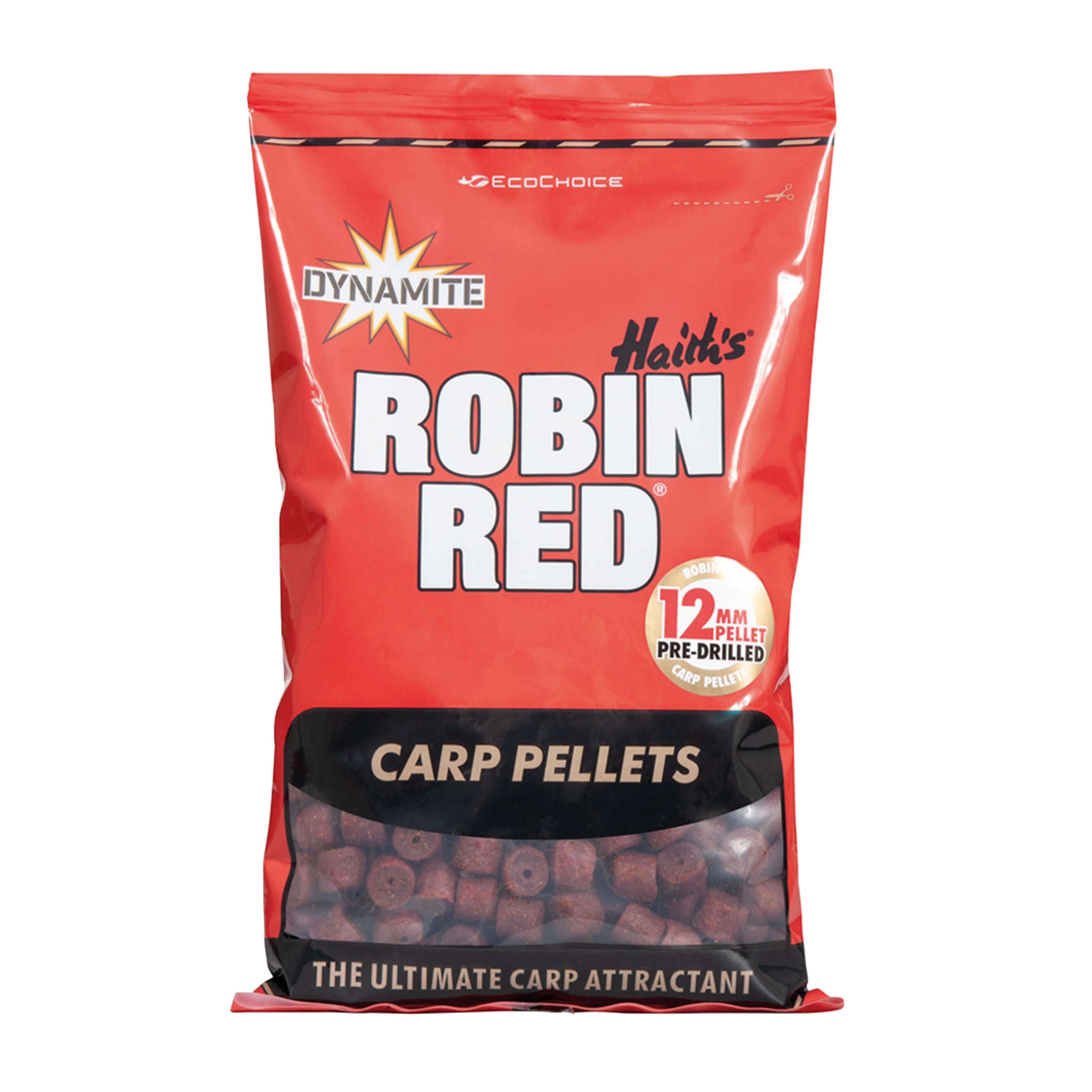 Robin Red Drilled Pellet 12mm