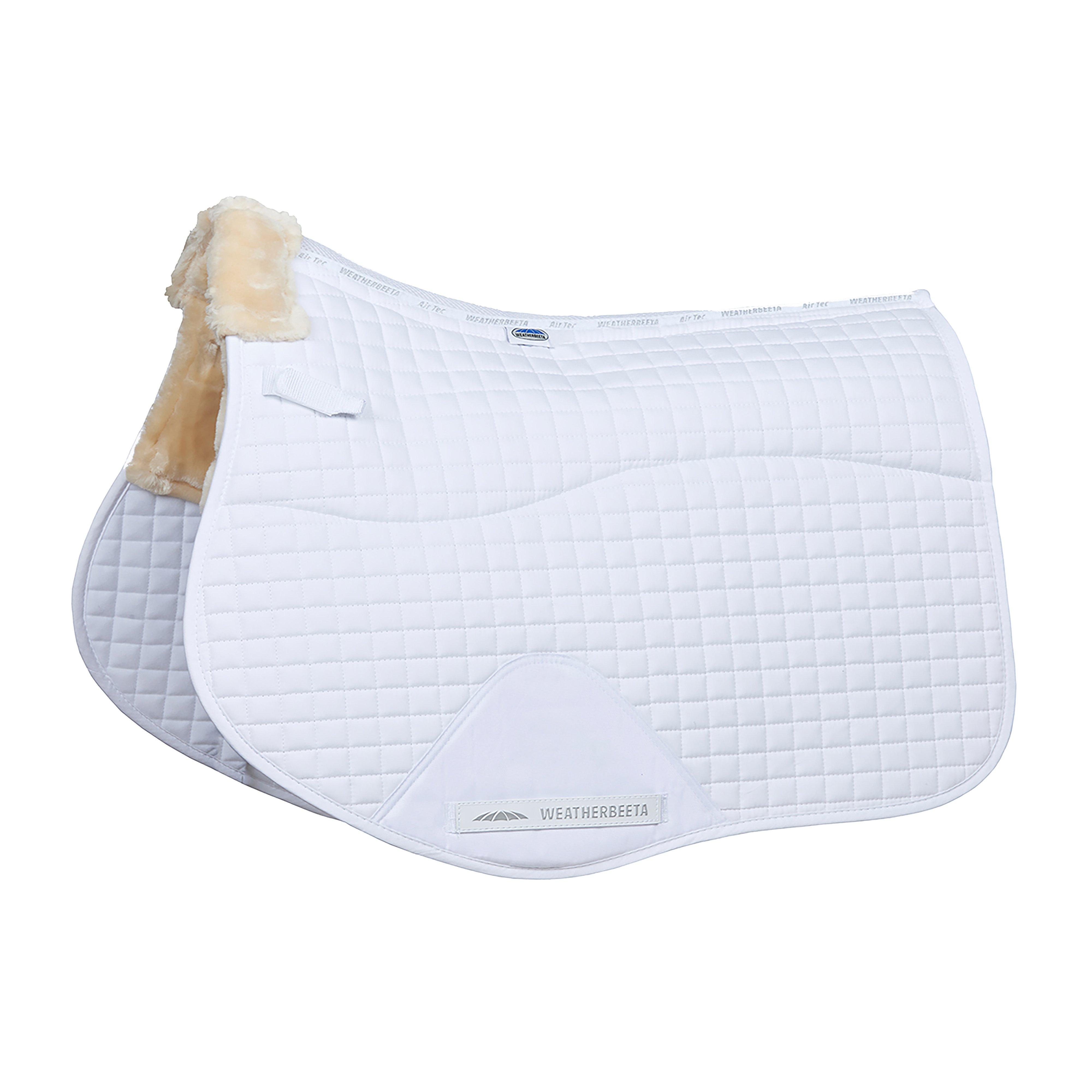 Prime Comfy Fleece All Purpose Saddle Pad White