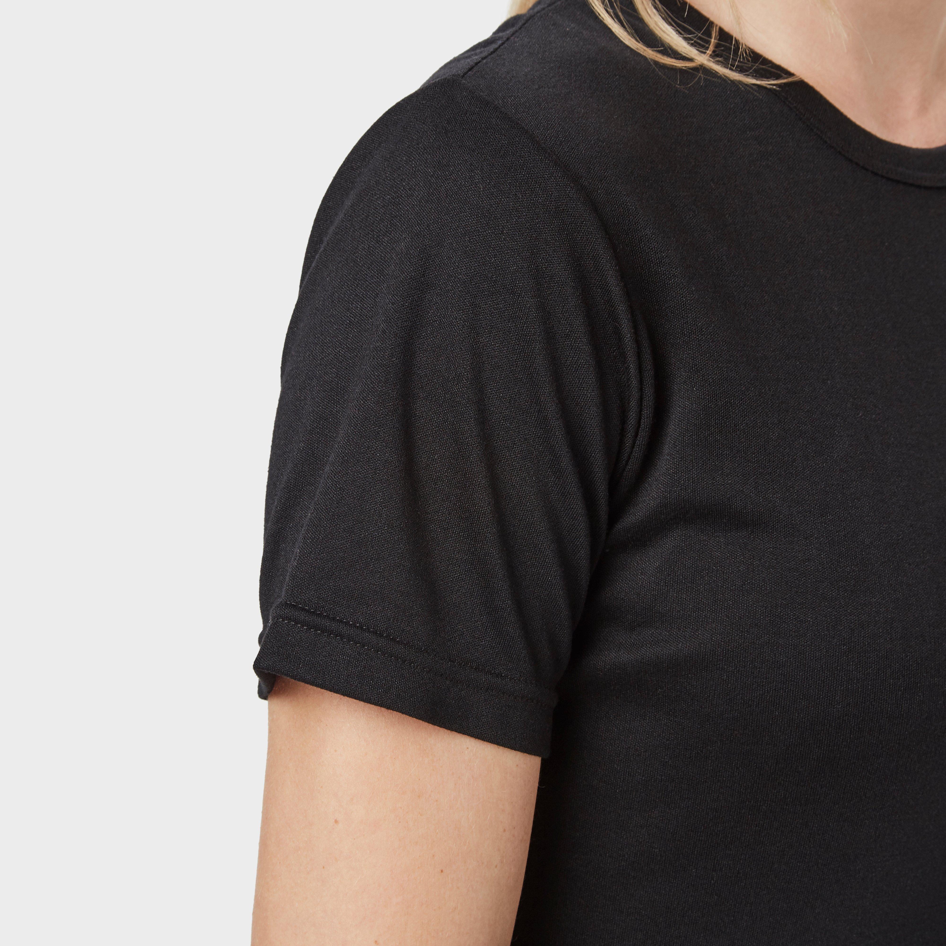 Womens' Short-sleeve Thermal Crew Neck T-shirt