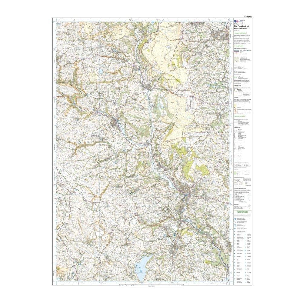 Active Explorer OL 24 The Peak District (White Peak Area) Map