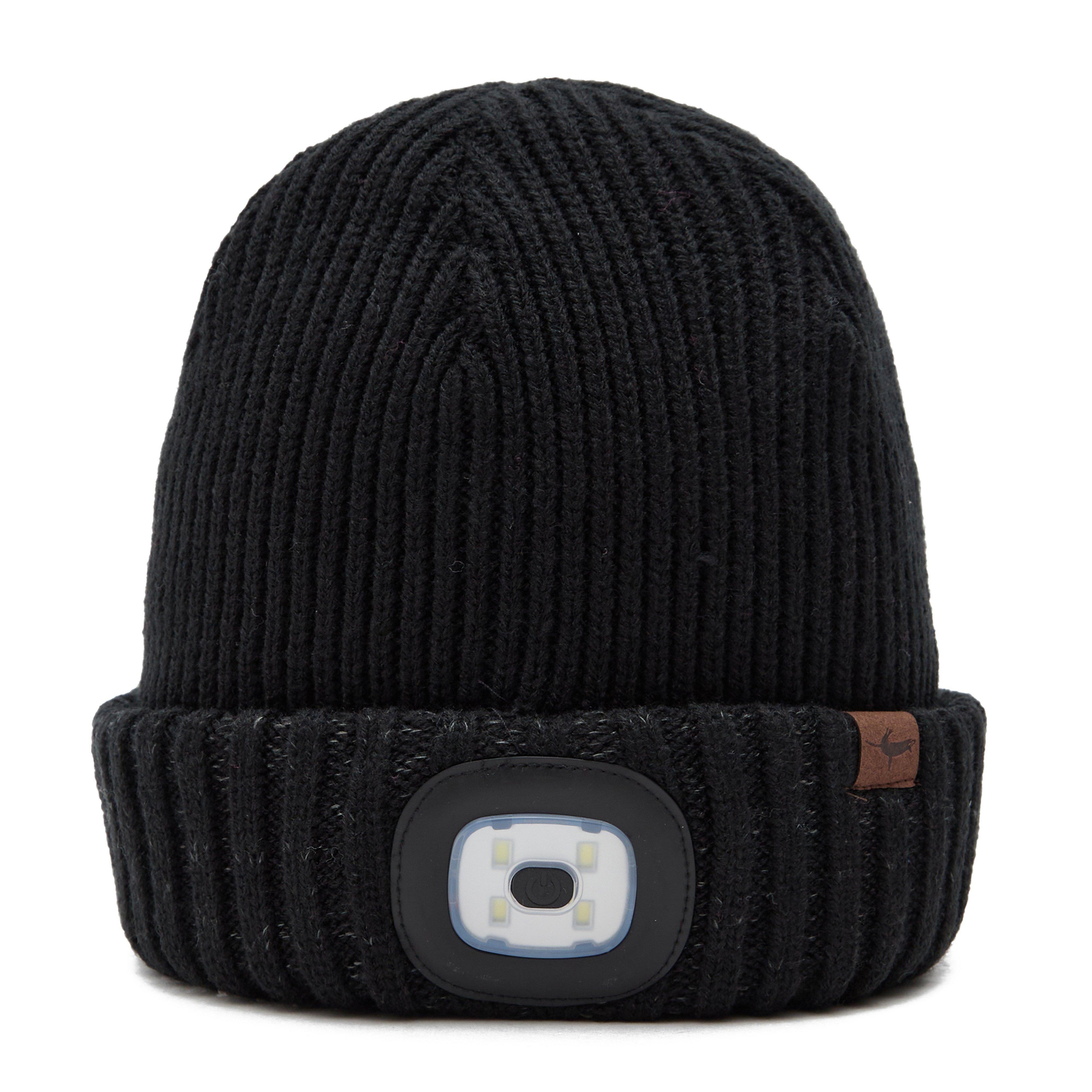 Waterproof Cold Weather LED Roll Cuff Beanie Hat