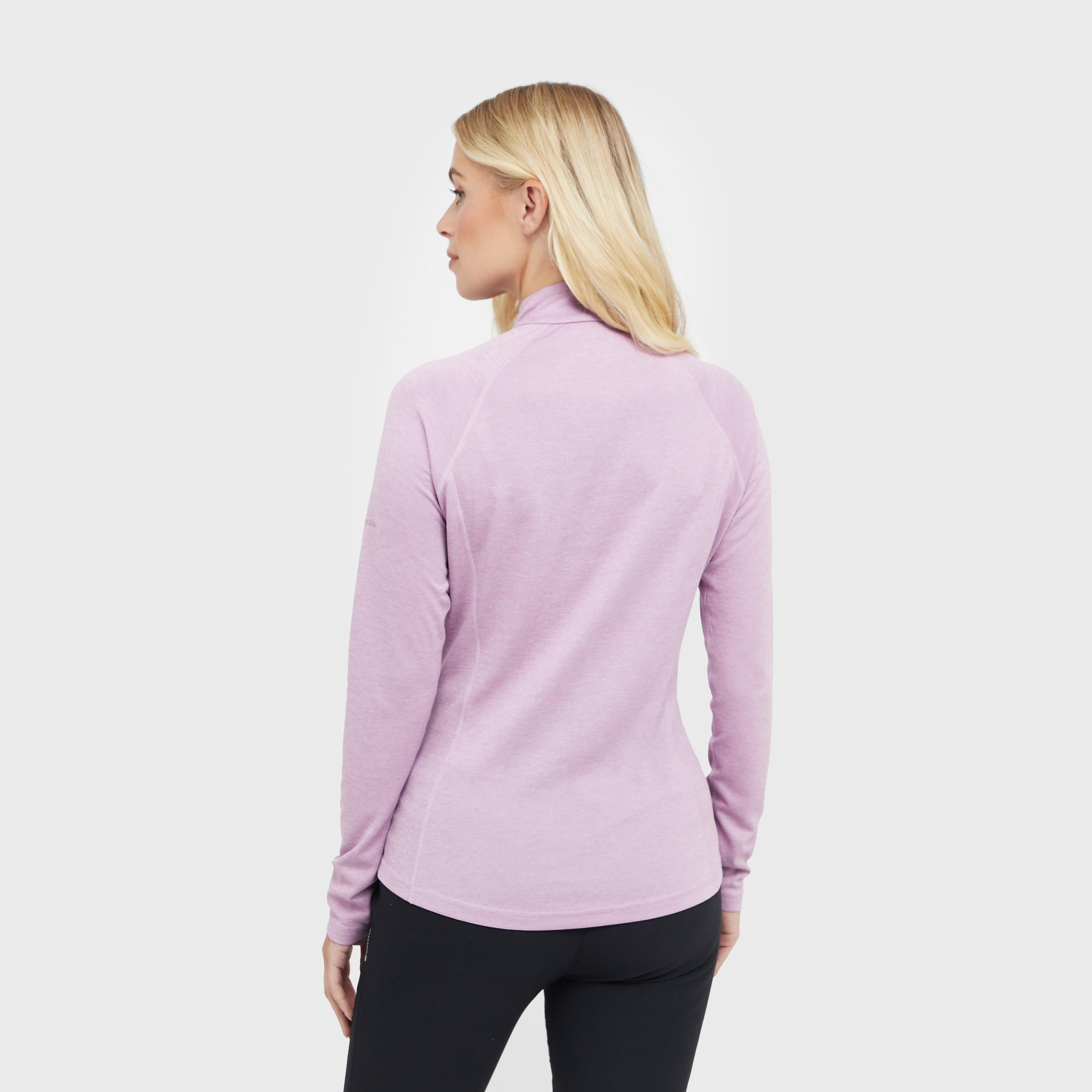 Women’s Dart Zip Neck Long Sleeve T-Shirt
