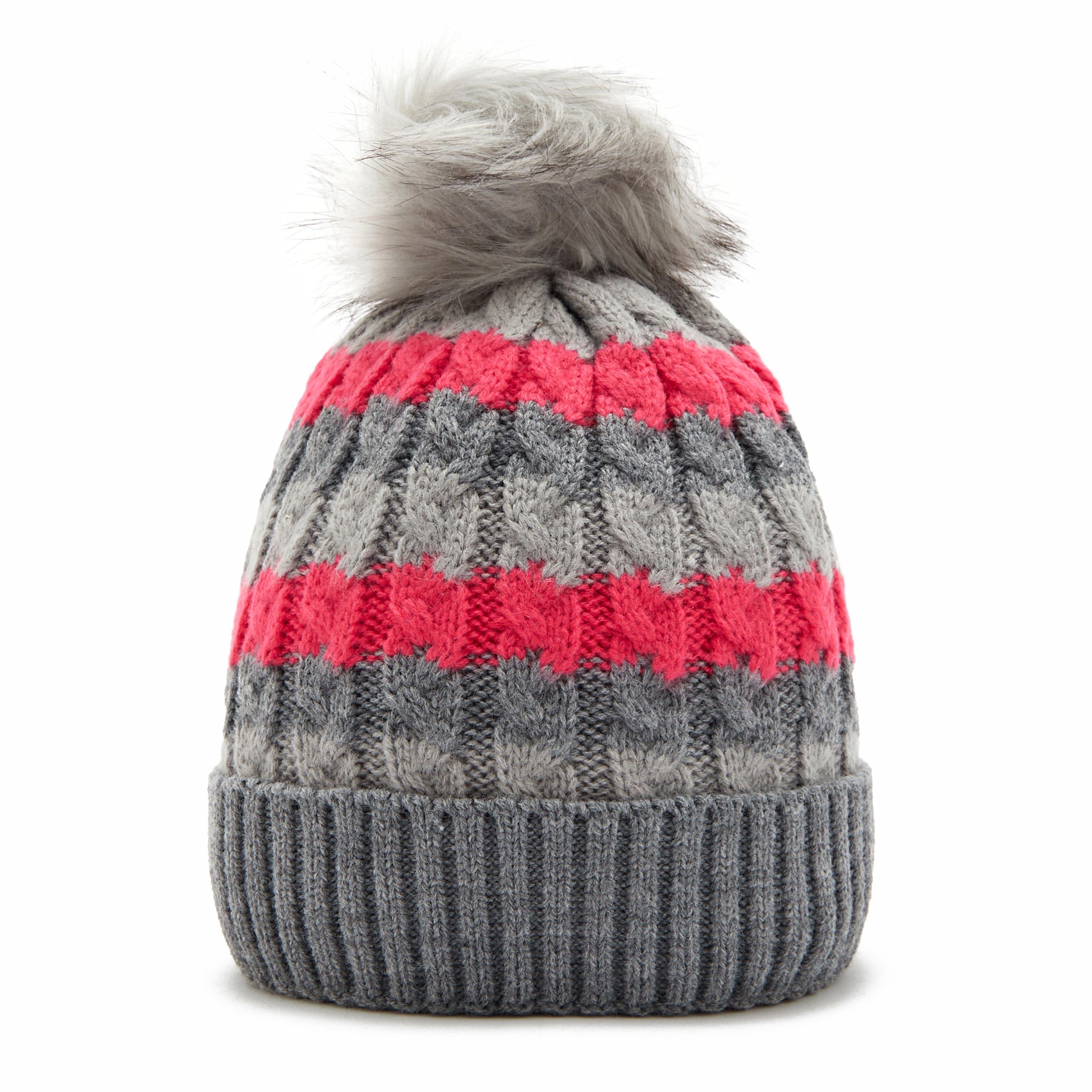 Women's Bute Waterproof Beanie Hat Pink