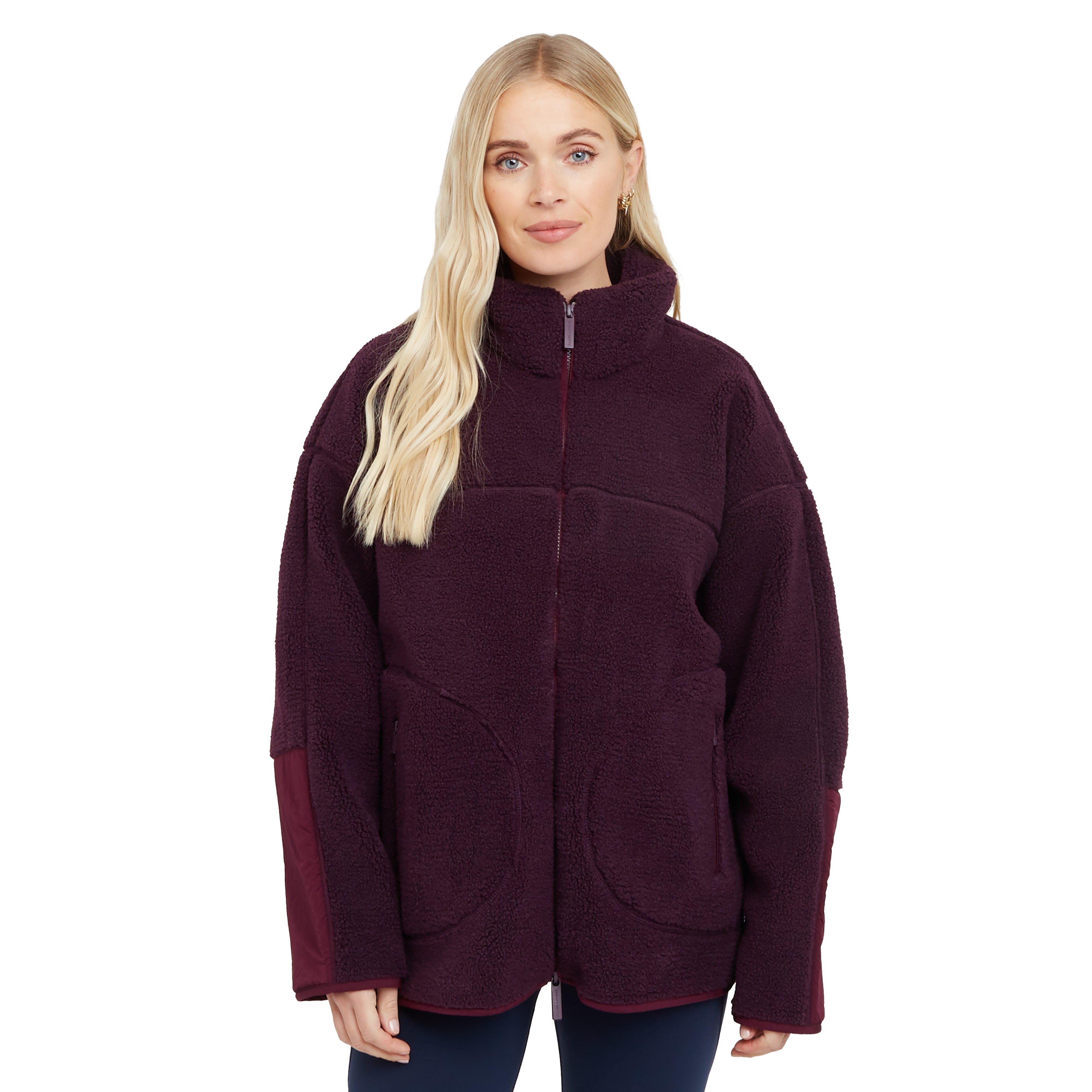 Women’s Plush Textured Zip Up Fleece