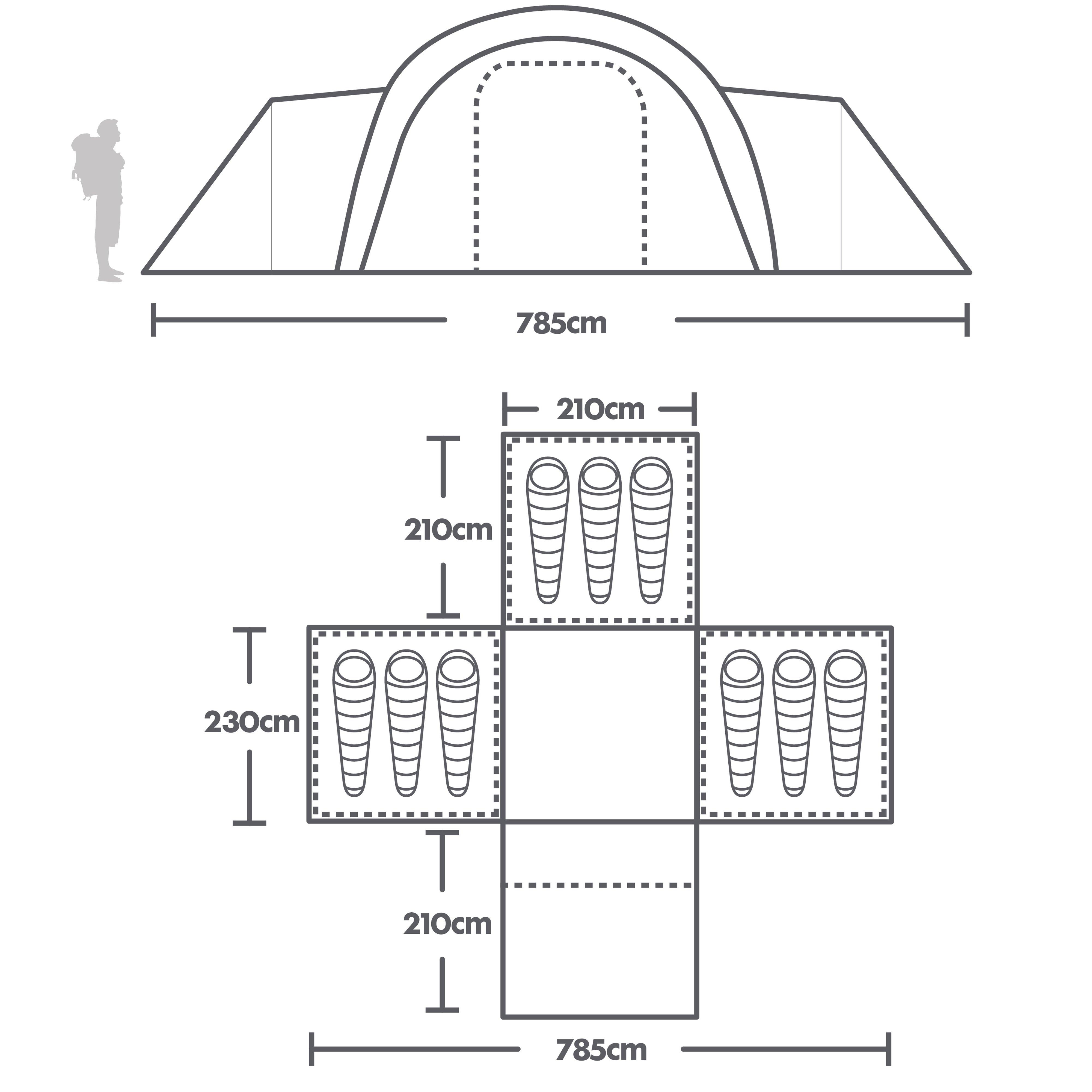 Kepler 9 Nightfall Air Tent