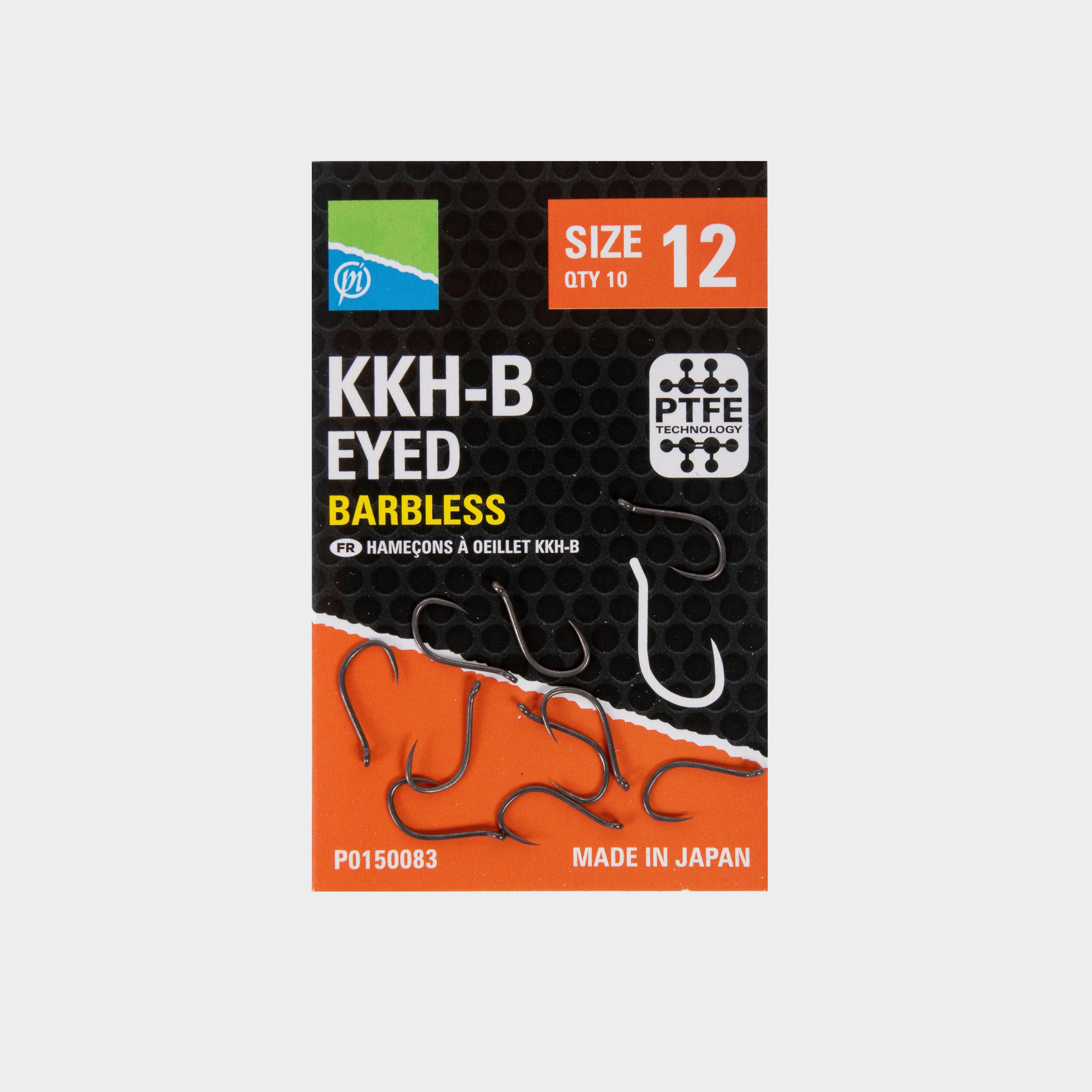KKH-B Eyed Barbless Hook Size 12