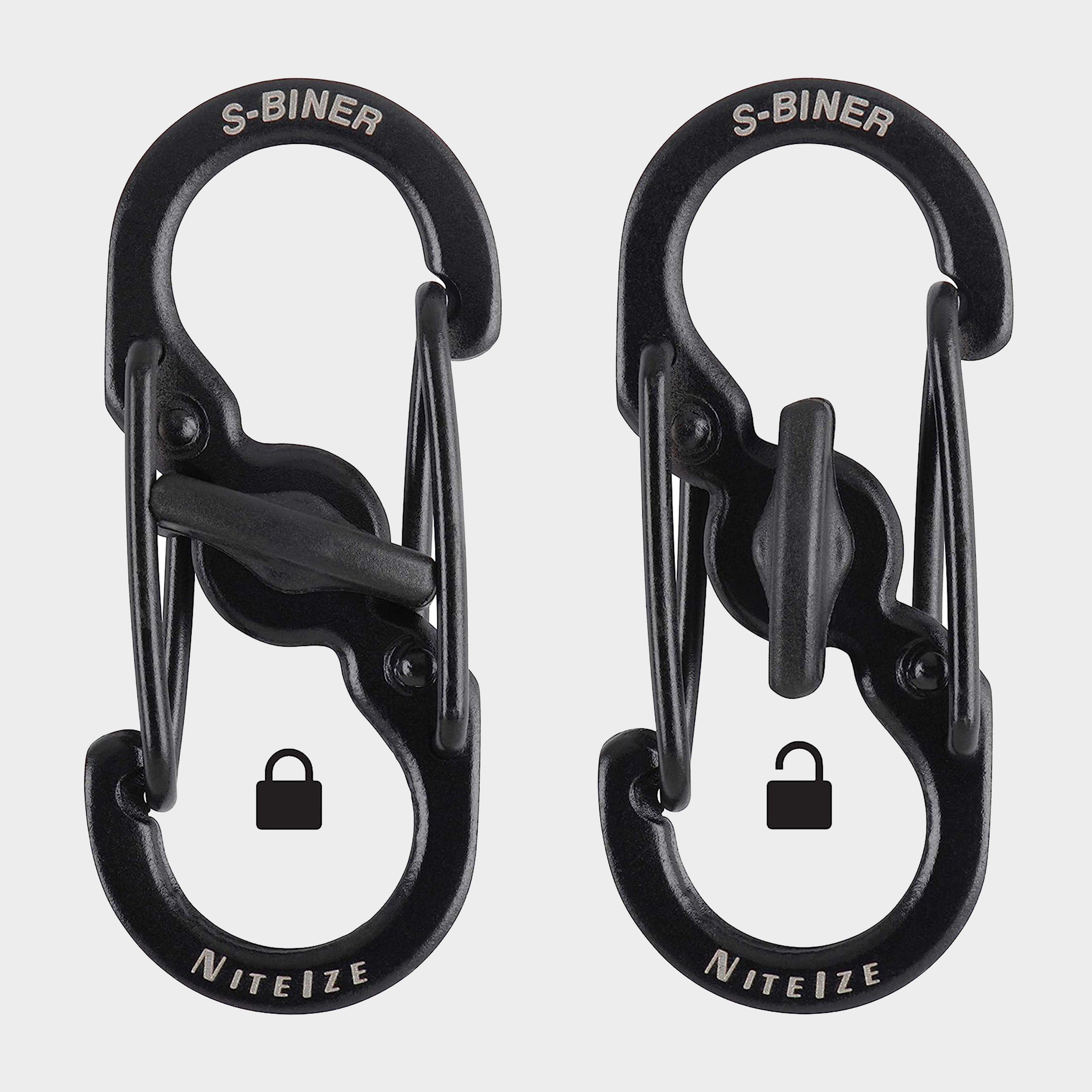 Mini S-lock Carabiner 2 pack