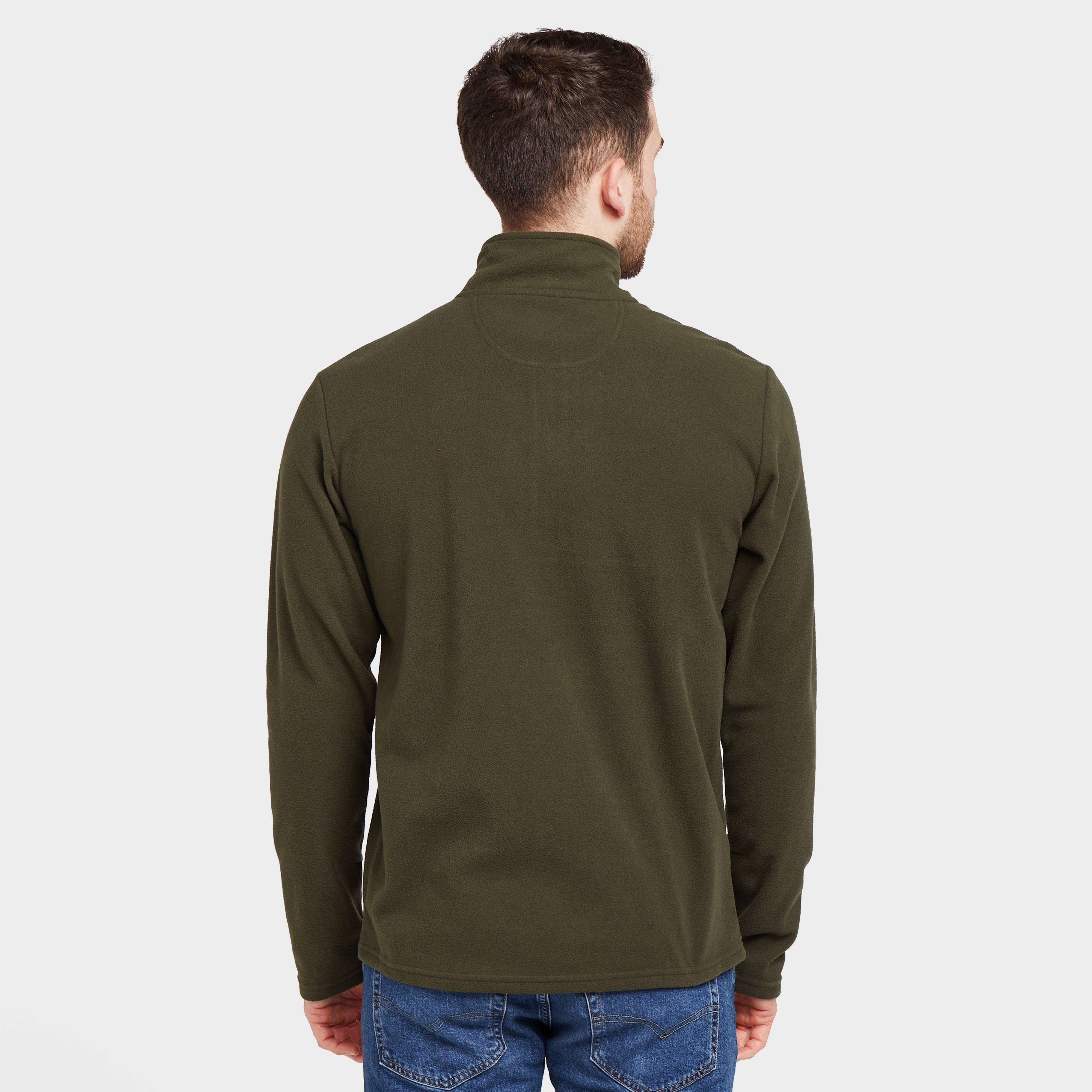 Mens Bracken Half Zip Fleece Khaki
