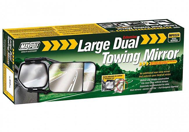 Large Dual Towing Mirror