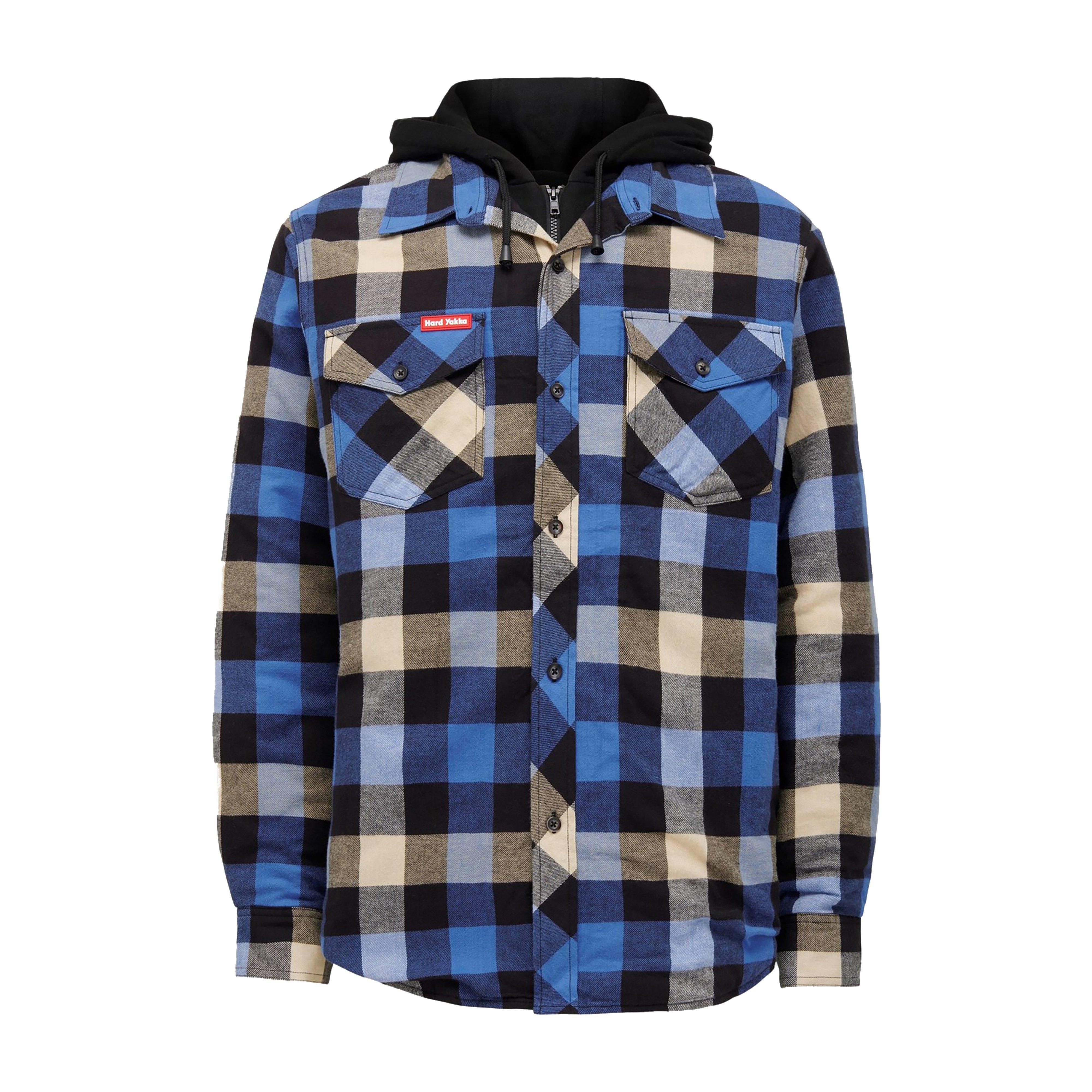 Men's Quilted Flannel Shacket