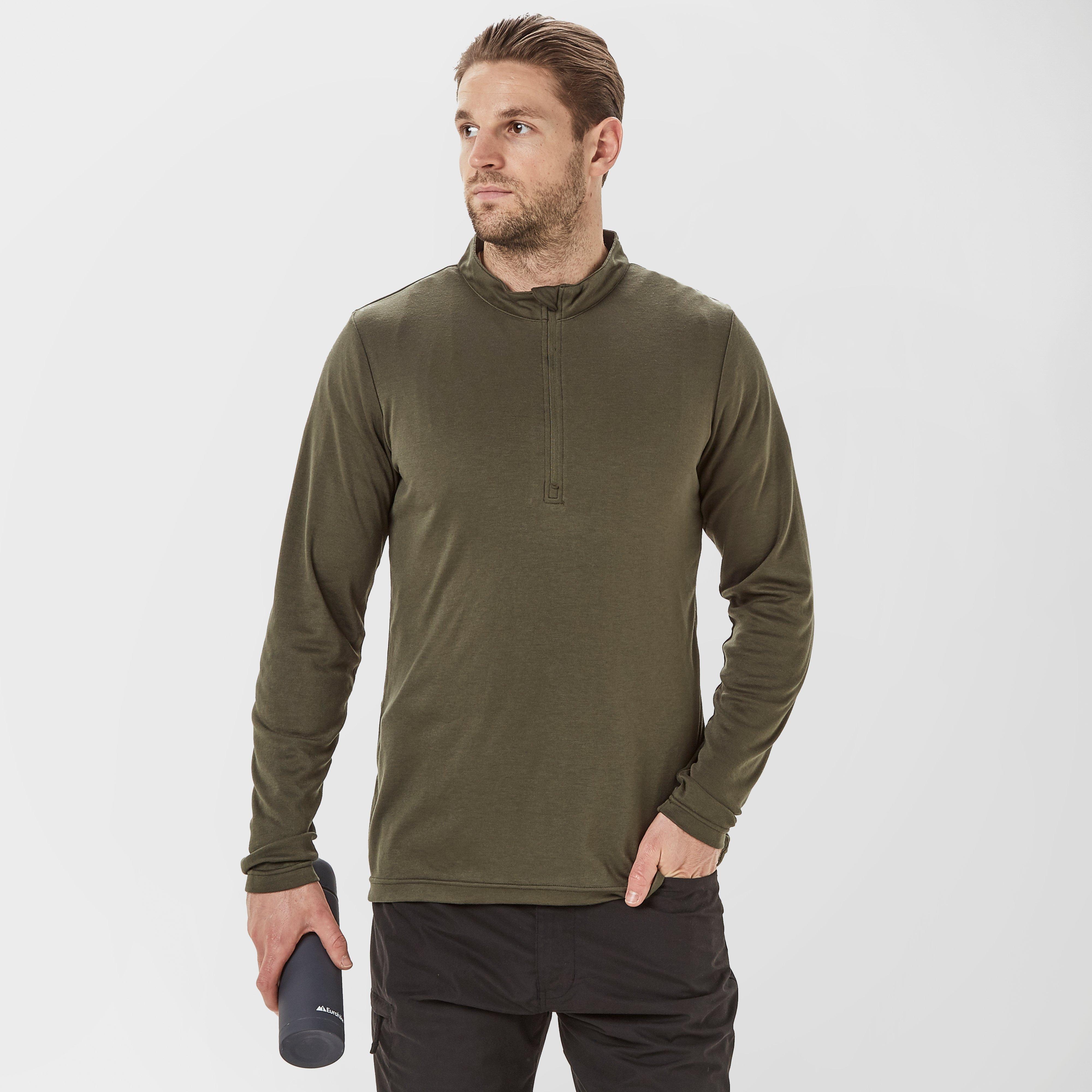 Mens' Long-sleeve Thermal Zip Top