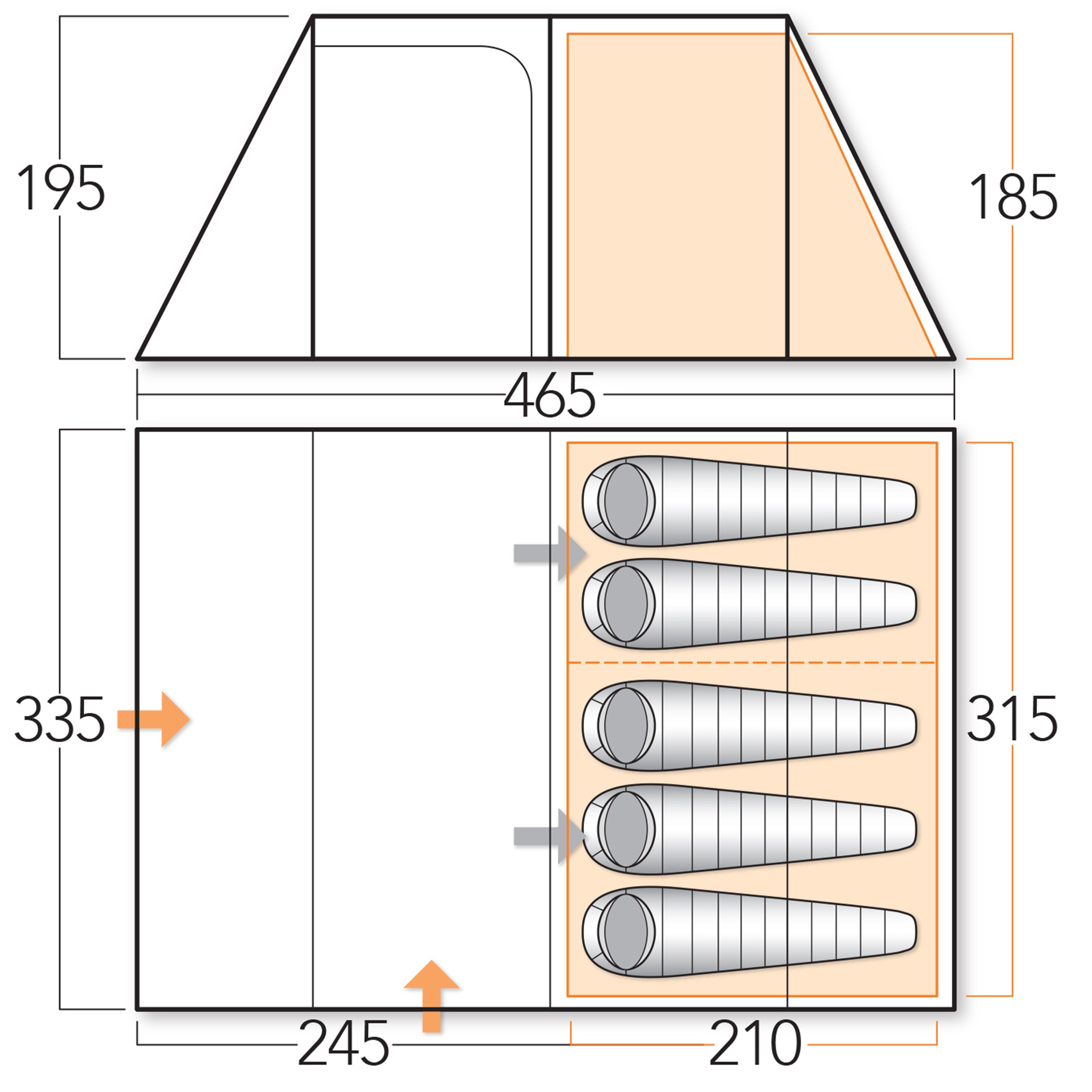 Icarus 500 Deluxe Family Tent