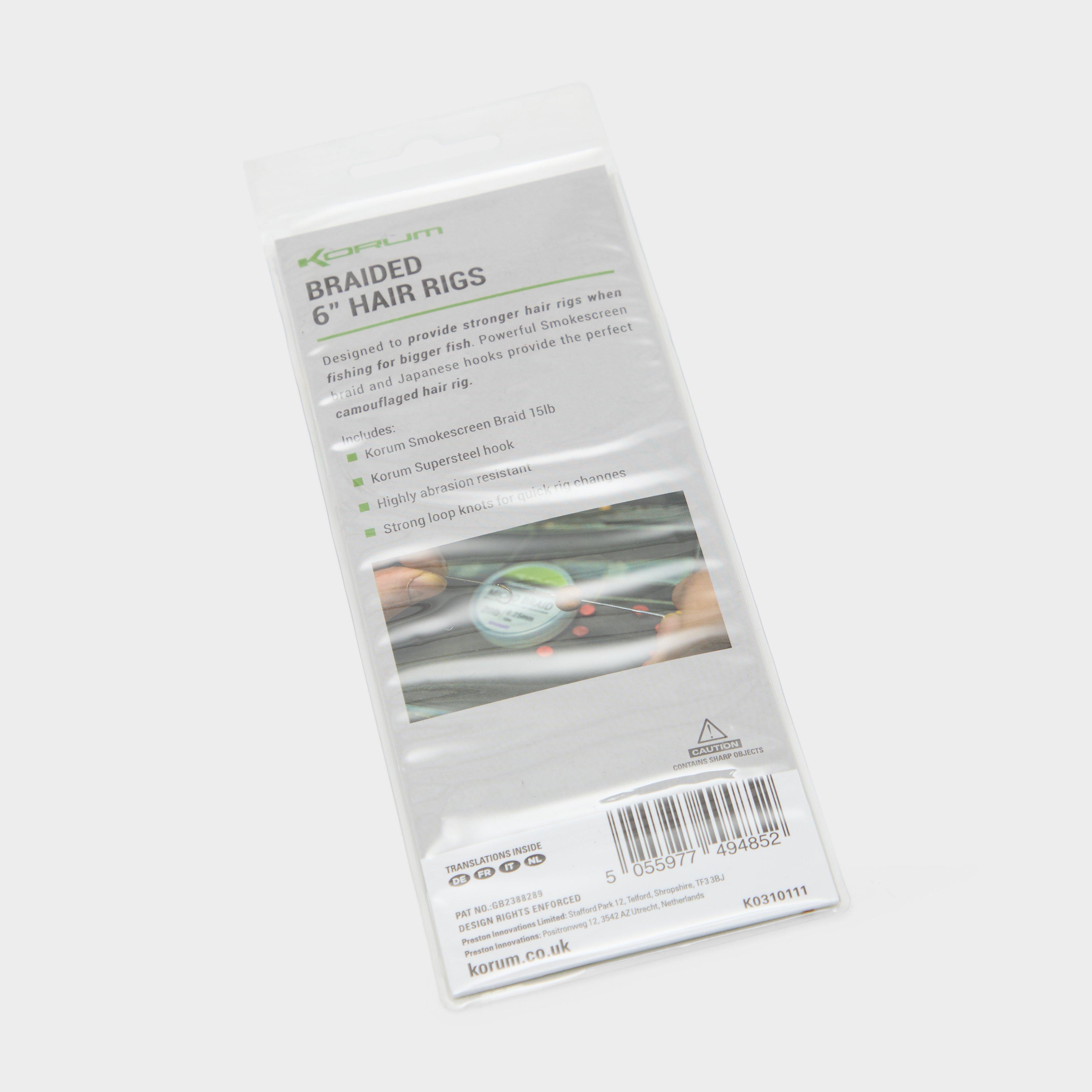 Big Fish Quickstop Hair Rigs 6 Inch Barbless Size 12