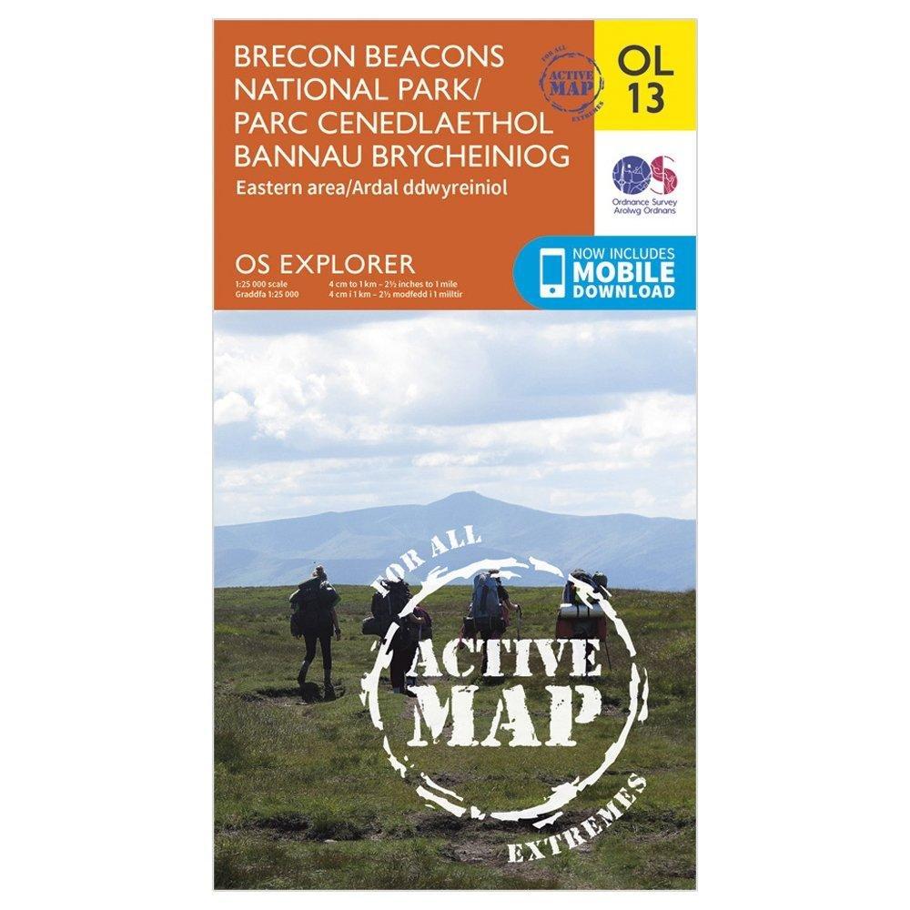 Explorer Active Brecon Beacons National Park - Eastern Area Map With Digital Version