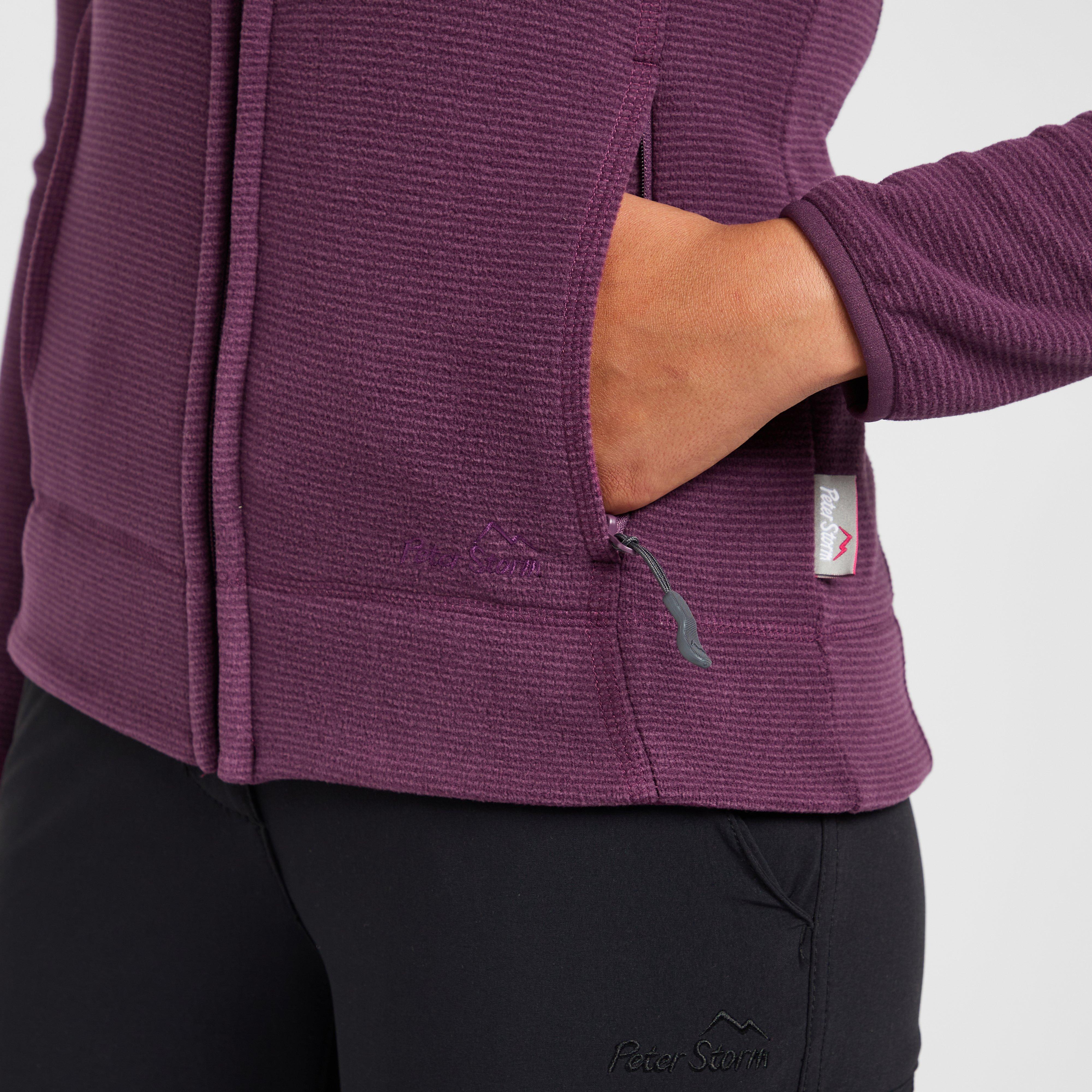 Women's Full-zip Hooded Stretch Fleece