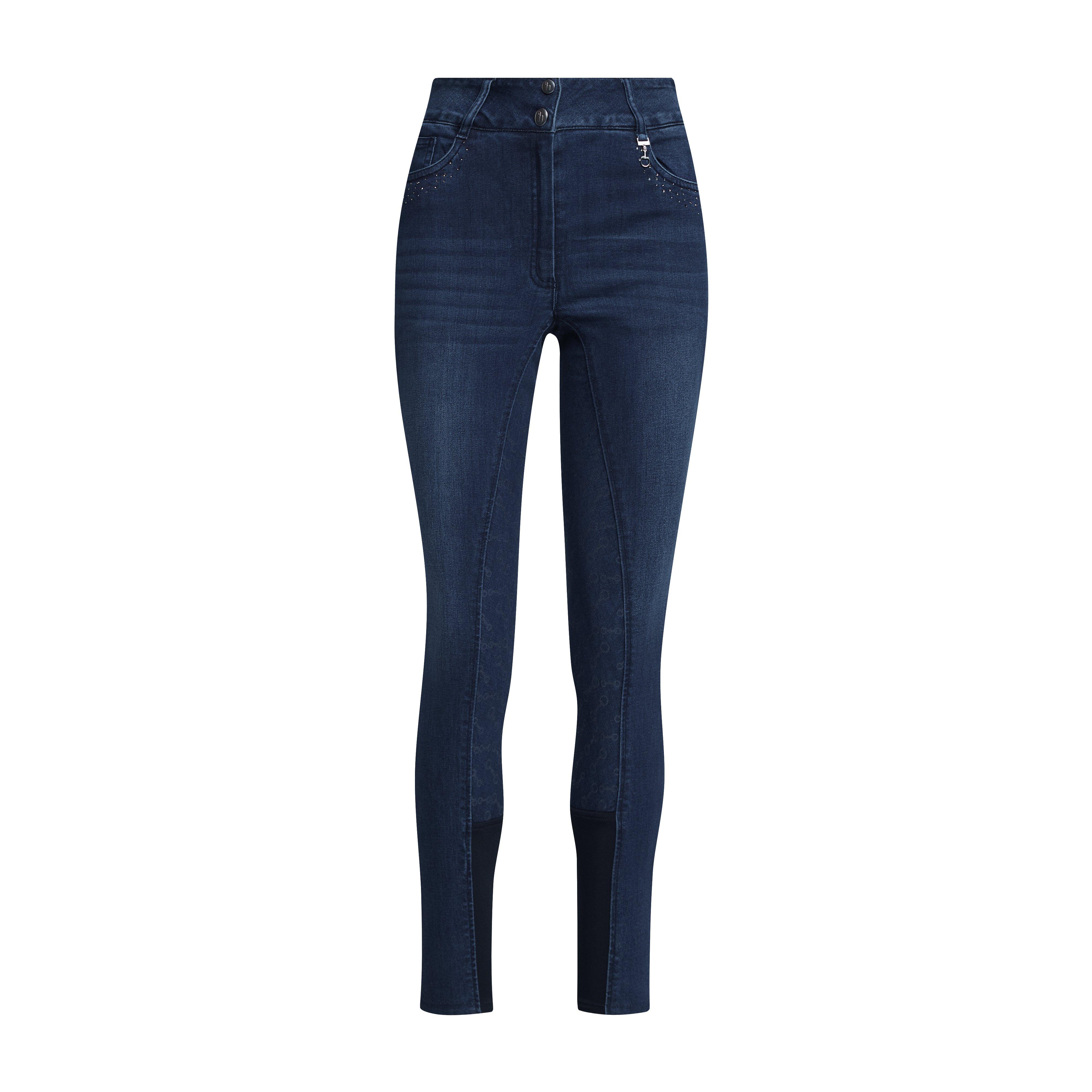Women’s Kaia Denim Silicone Full Seat Breeches