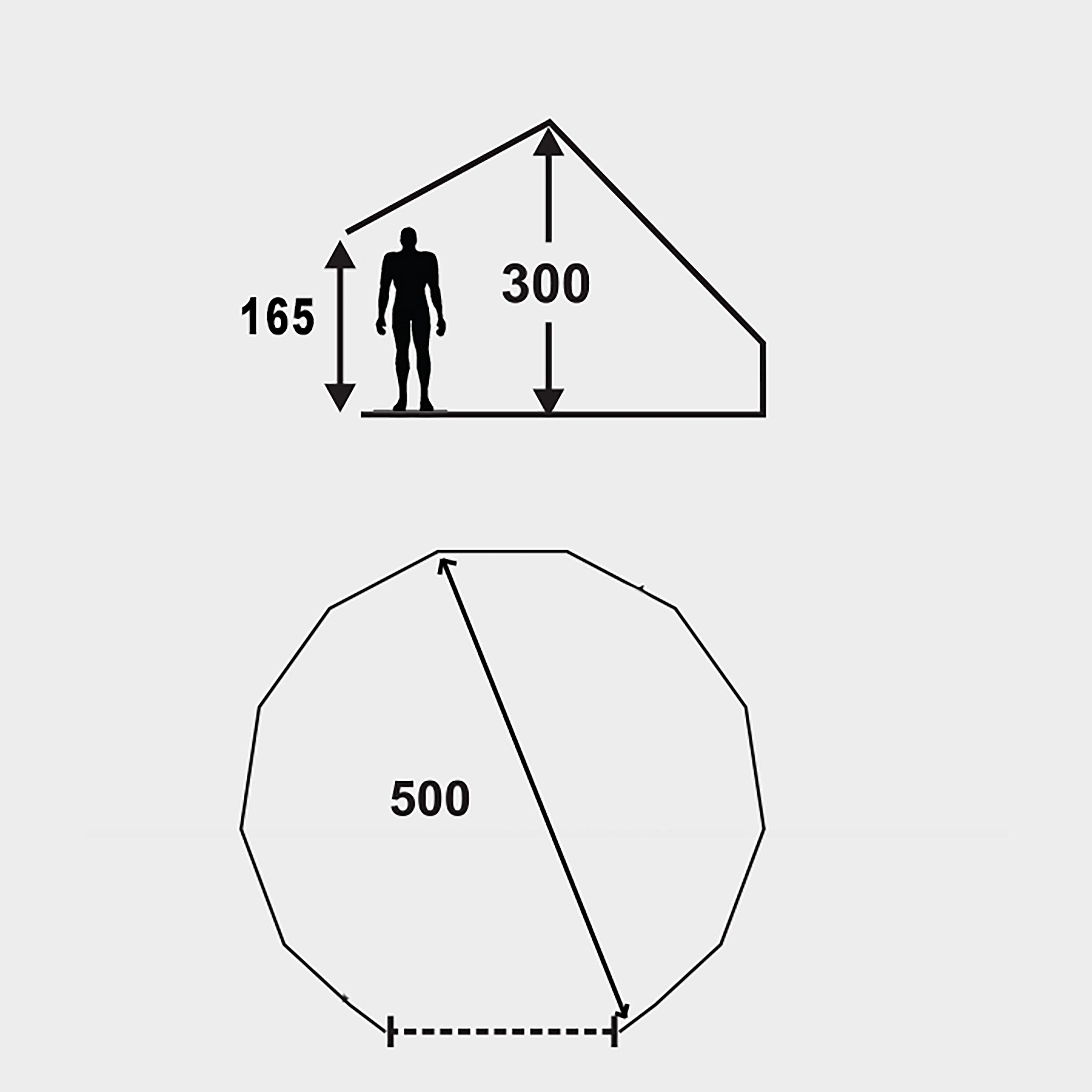 5 Metre Family Bell Tent