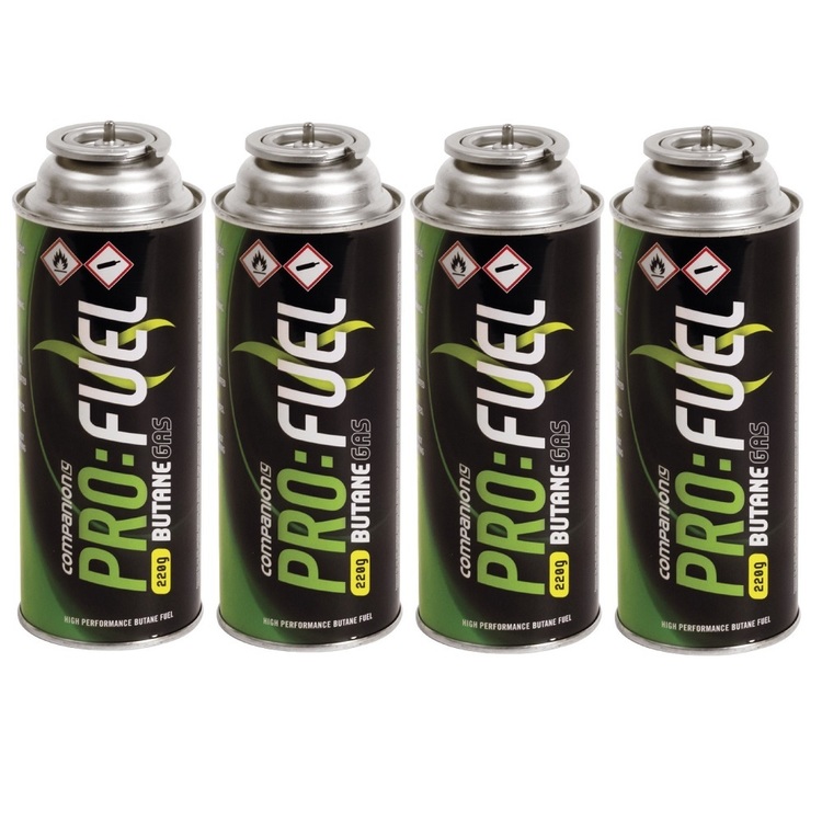 Companion Butane Gas Cartridge 4 Pack 220g