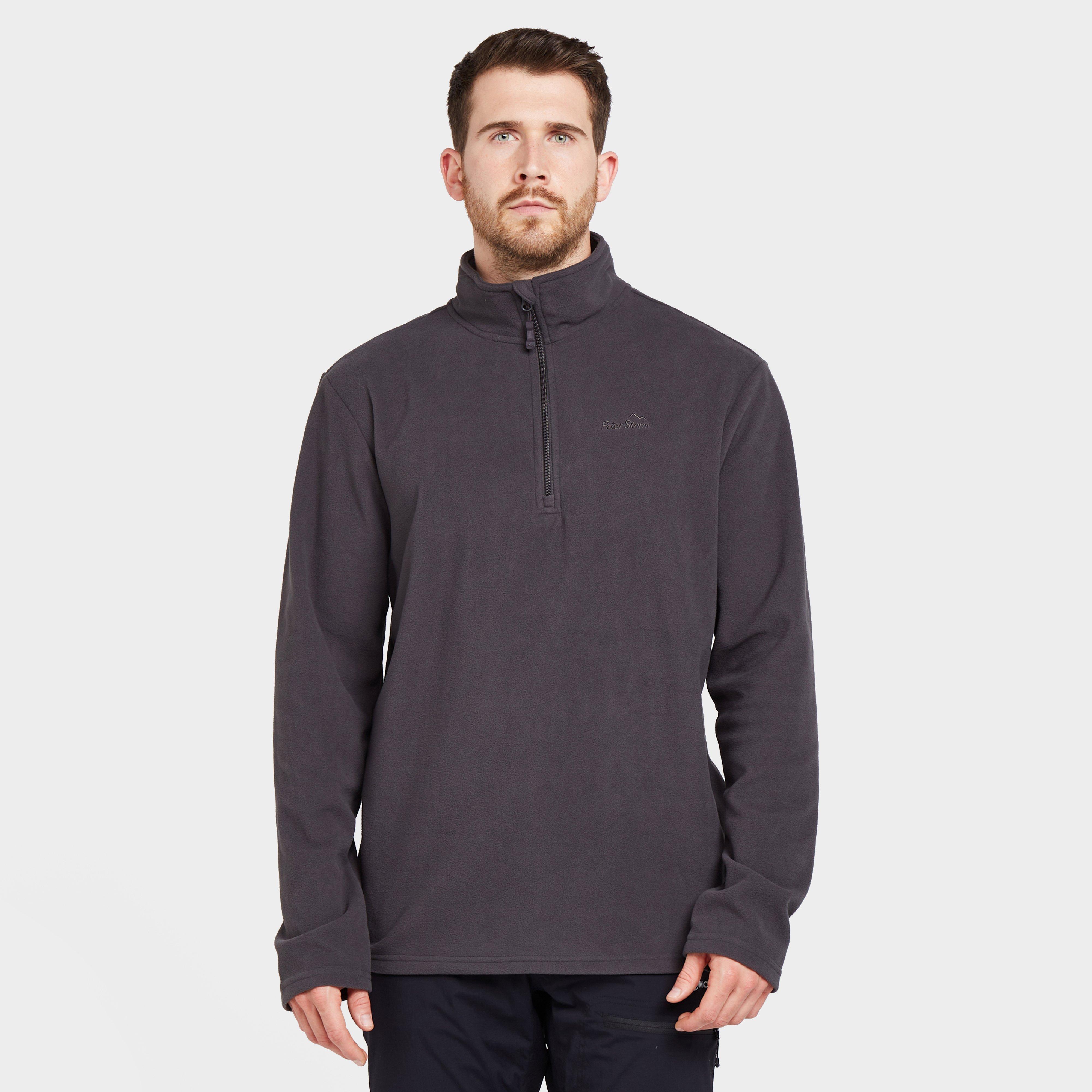 Mens Bracken Half Zip Fleece Grey