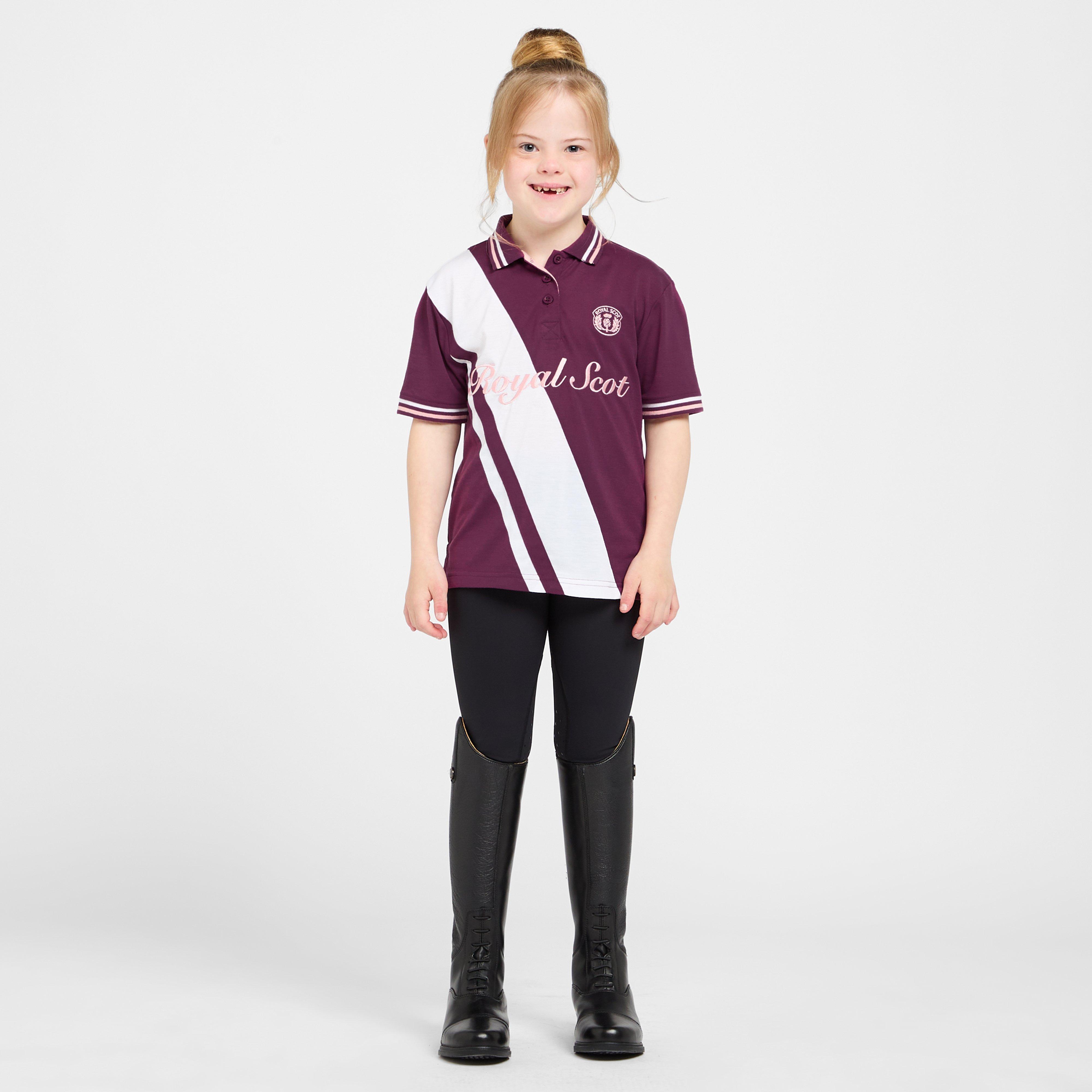 Kids' Nora Team Polo Top Amaranth