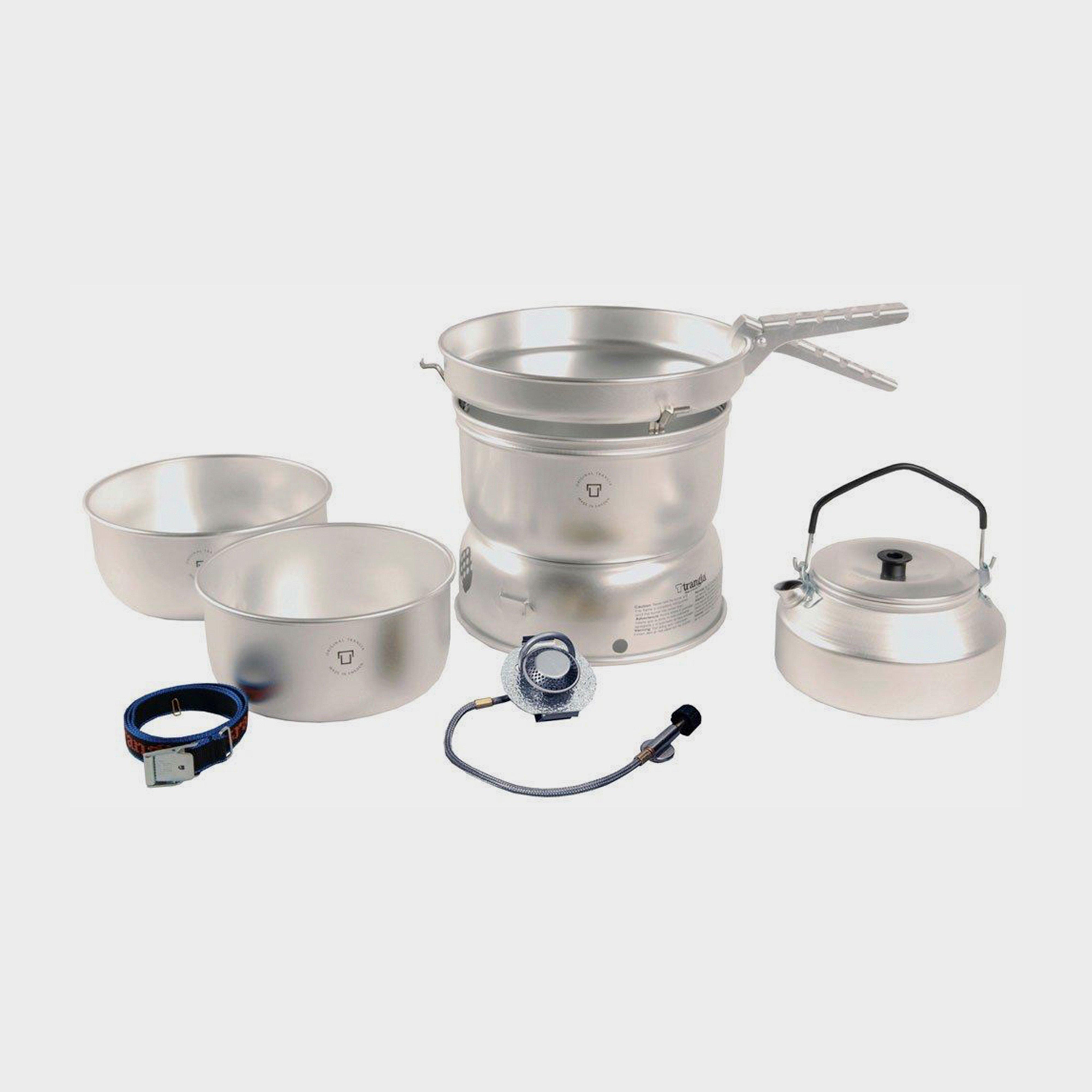 25-2 GB Stove with Alloy Pans, Kettle & Gas Burner