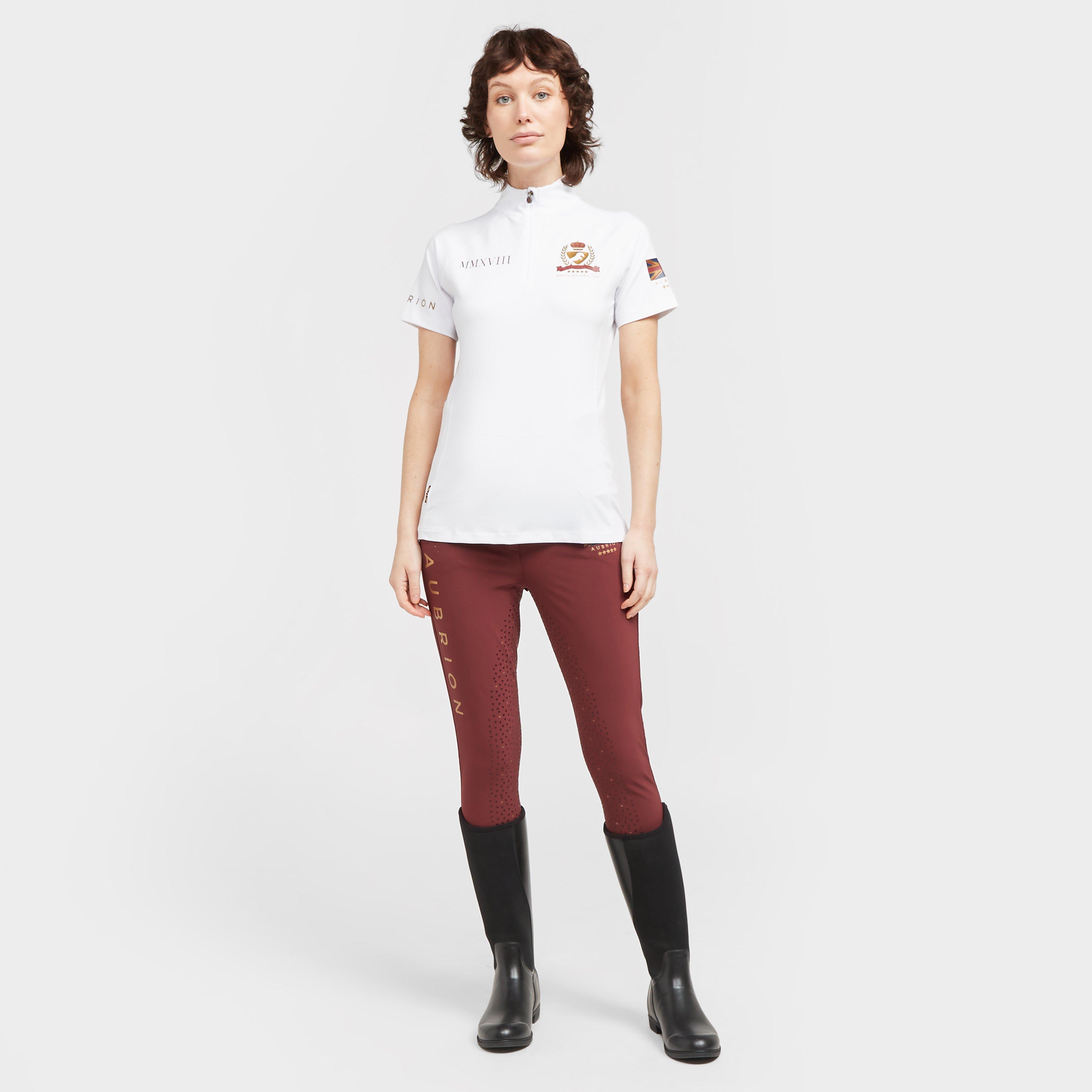 Ladies Team Short Sleeve Base Layer White