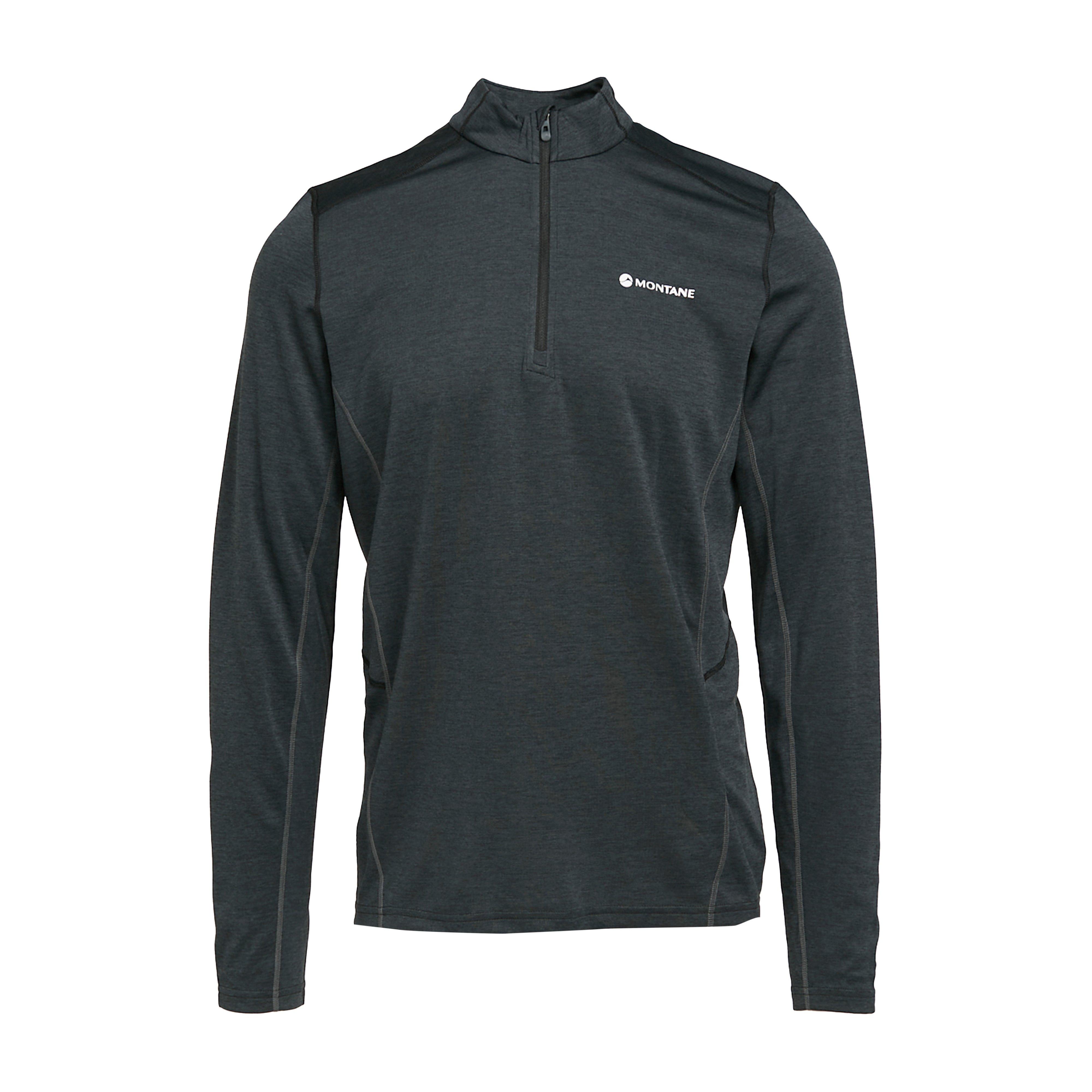 Men’s Dart Zip Neck Long Sleeve T-Shirt