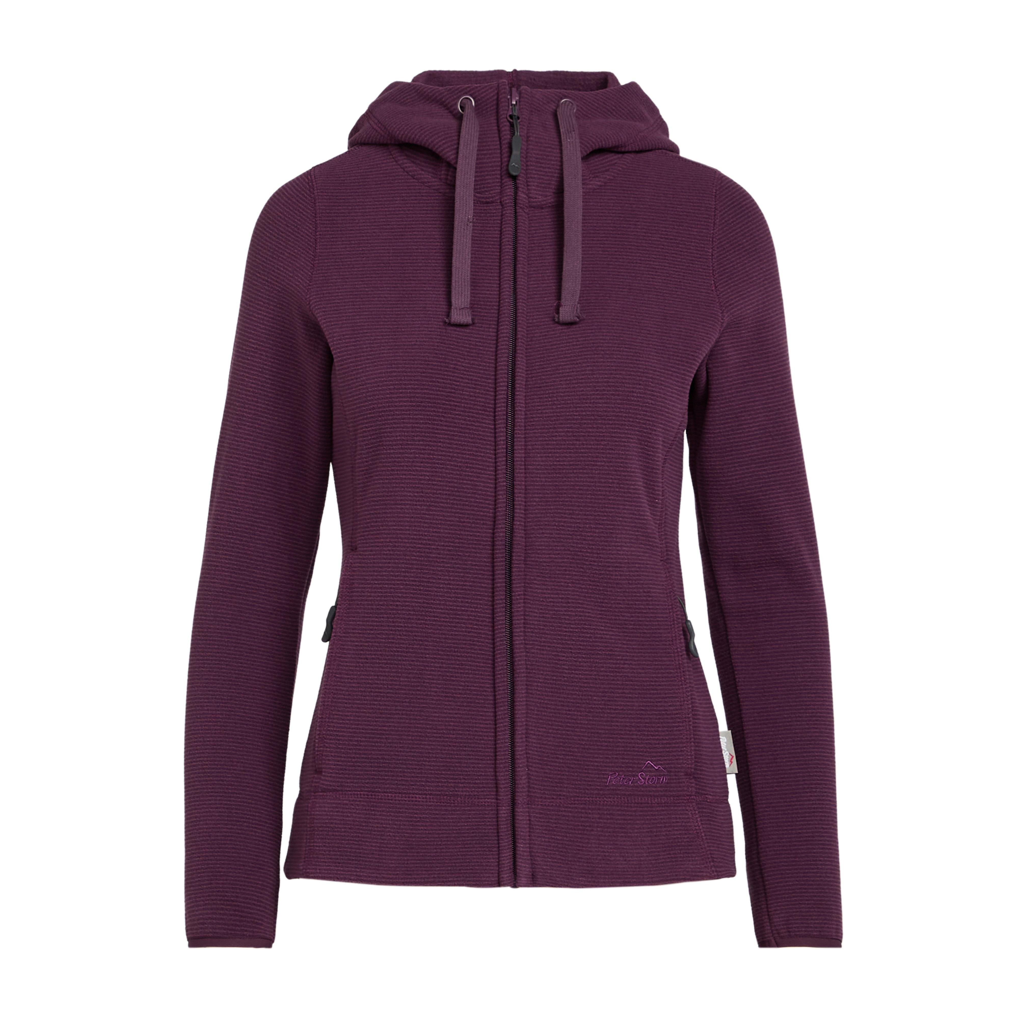 Women's Full-zip Hooded Stretch Fleece