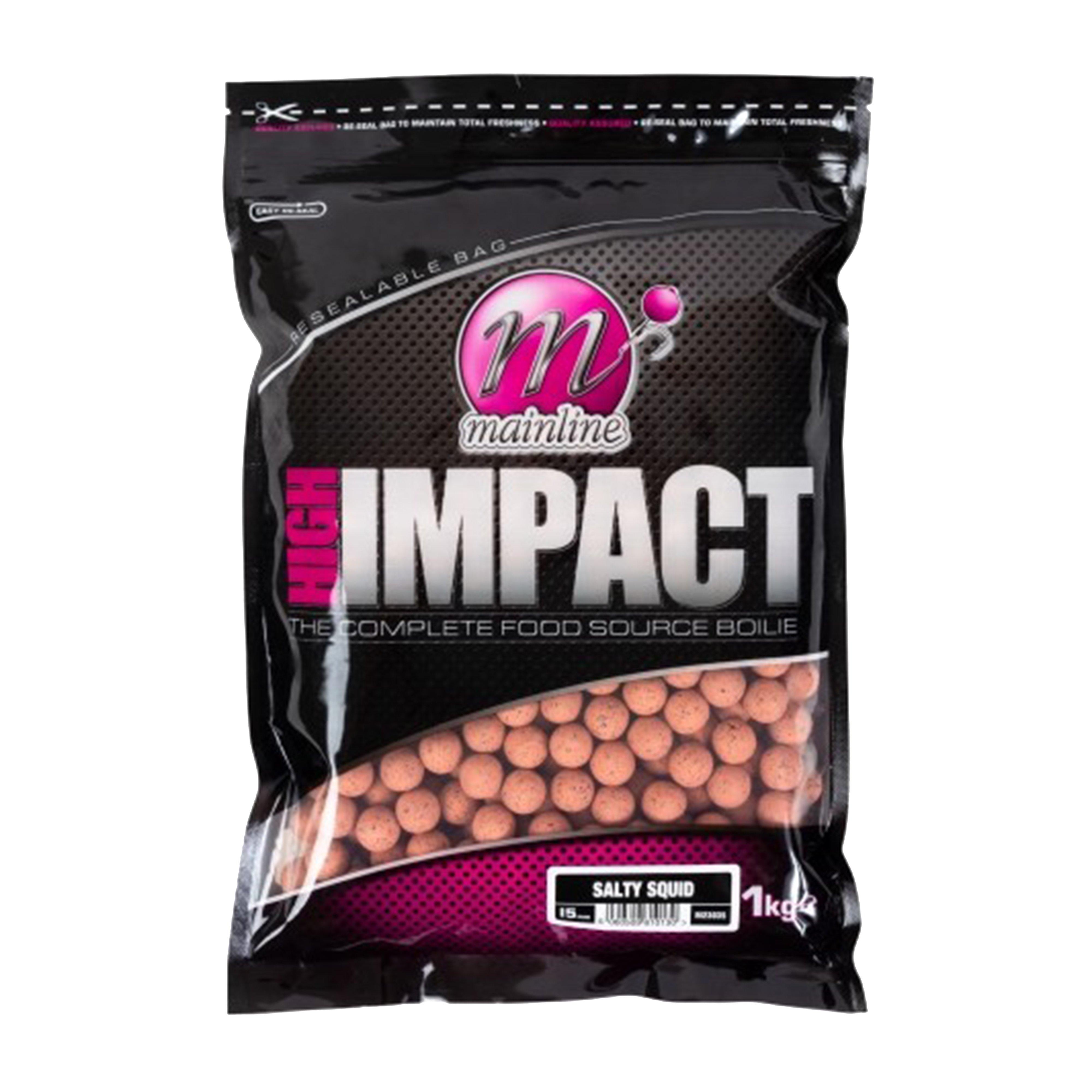 High Impact Salty Squid Boilies 15mm 1kg